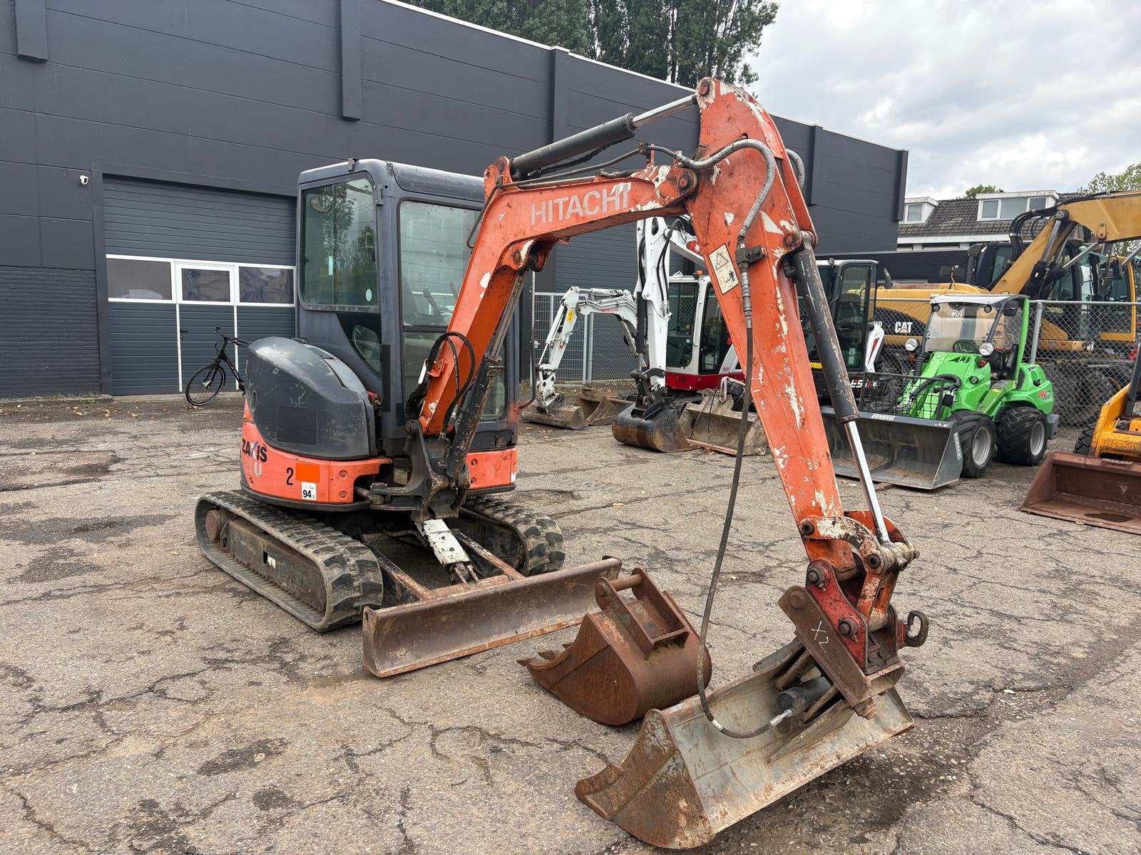 Hitachi ZX29U-3 CLR Minigraver TOP MACHINE!!!, Zakelijke goederen, Ophalen, Graafmachine