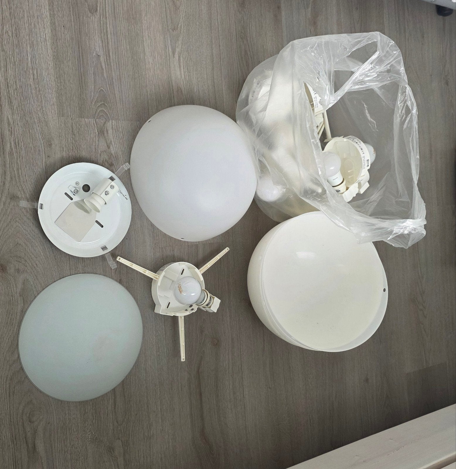 Diverse plafonnières, Ophalen of Verzenden, Metaal of Aluminium, Led
