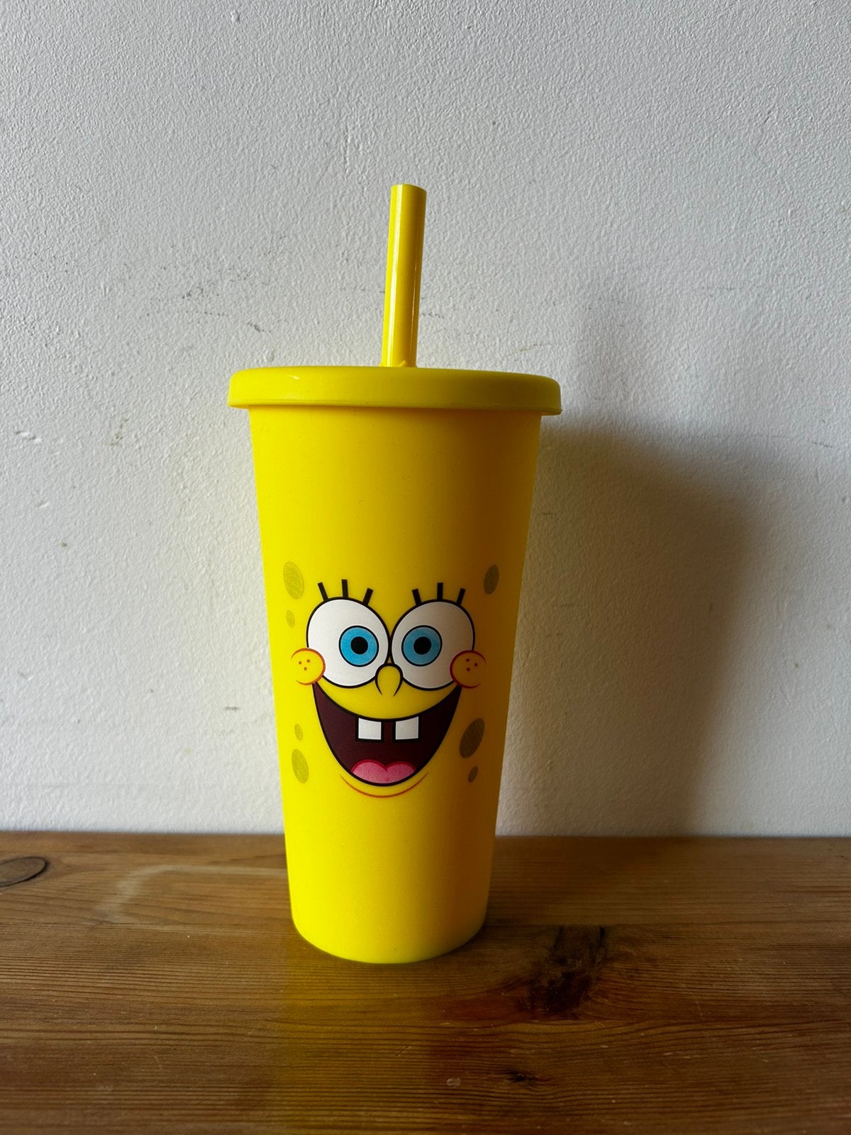 Spongebob SquarePants silicone drinking cup, Ophalen, Geel, Nieuw, Drinkfles