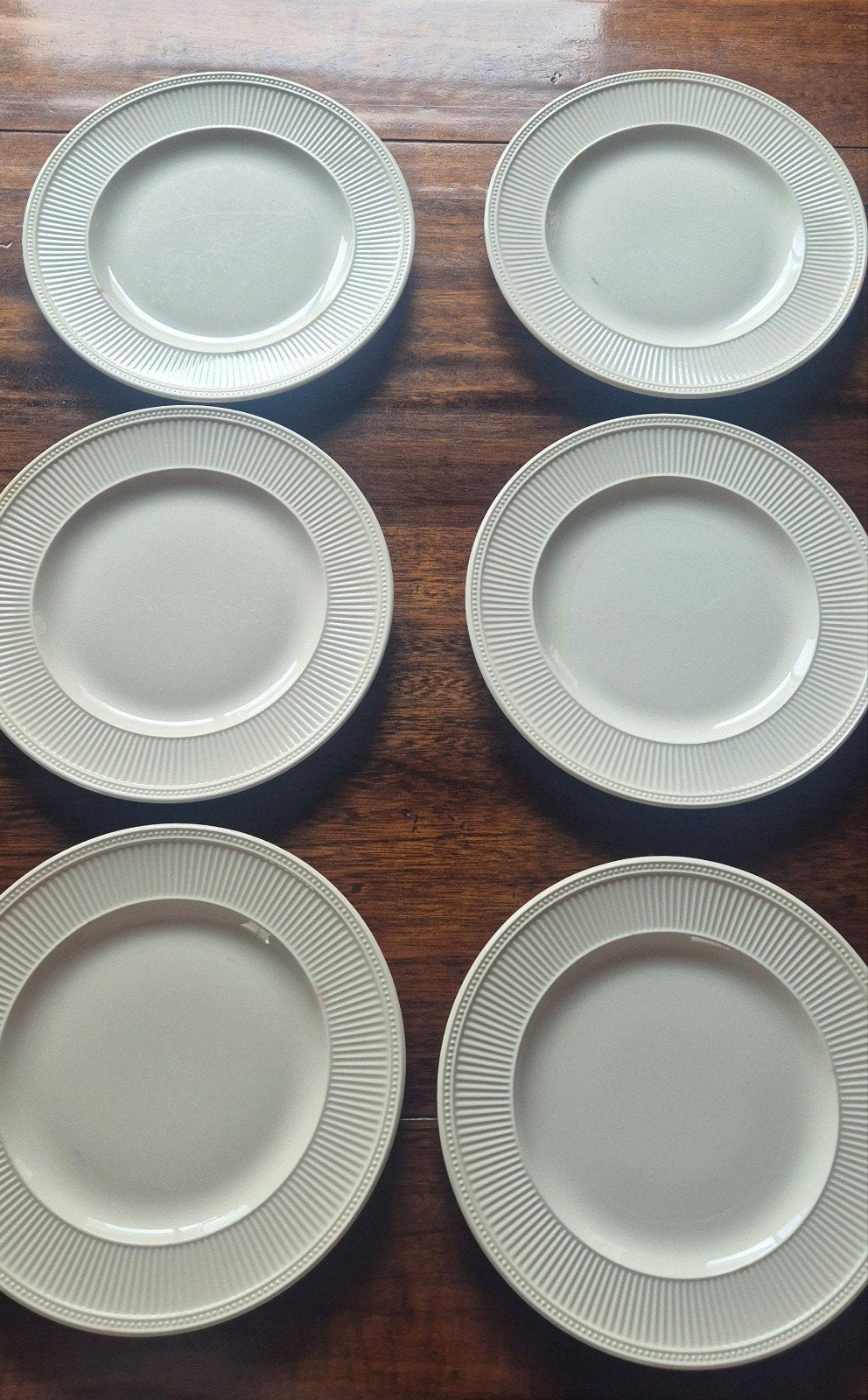 Set van 6 Wedgwood Windsor dinerborden, Antiek en Kunst, Antiek | Servies los, Ophalen