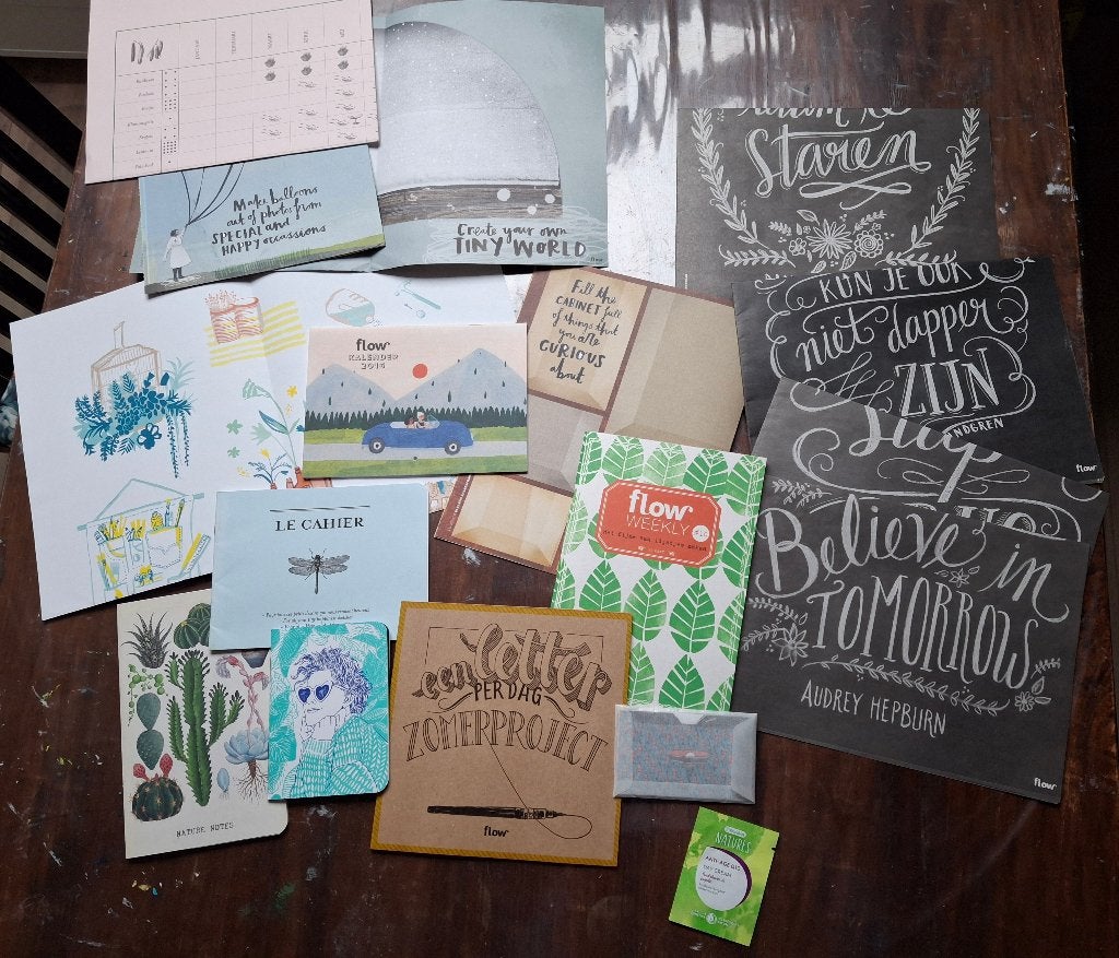 Flow bijlagen / goodies, Boeken, Tijdschriften en Kranten, Ophalen of Verzenden, Zo goed als nieuw, Damesbladen