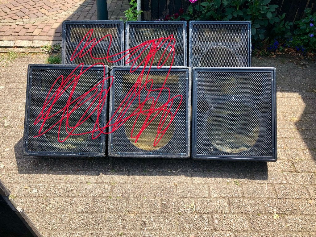 Stage accompany 15 inch monitor kasten, Ophalen, Gebruikt, Overige typen, Overige merken