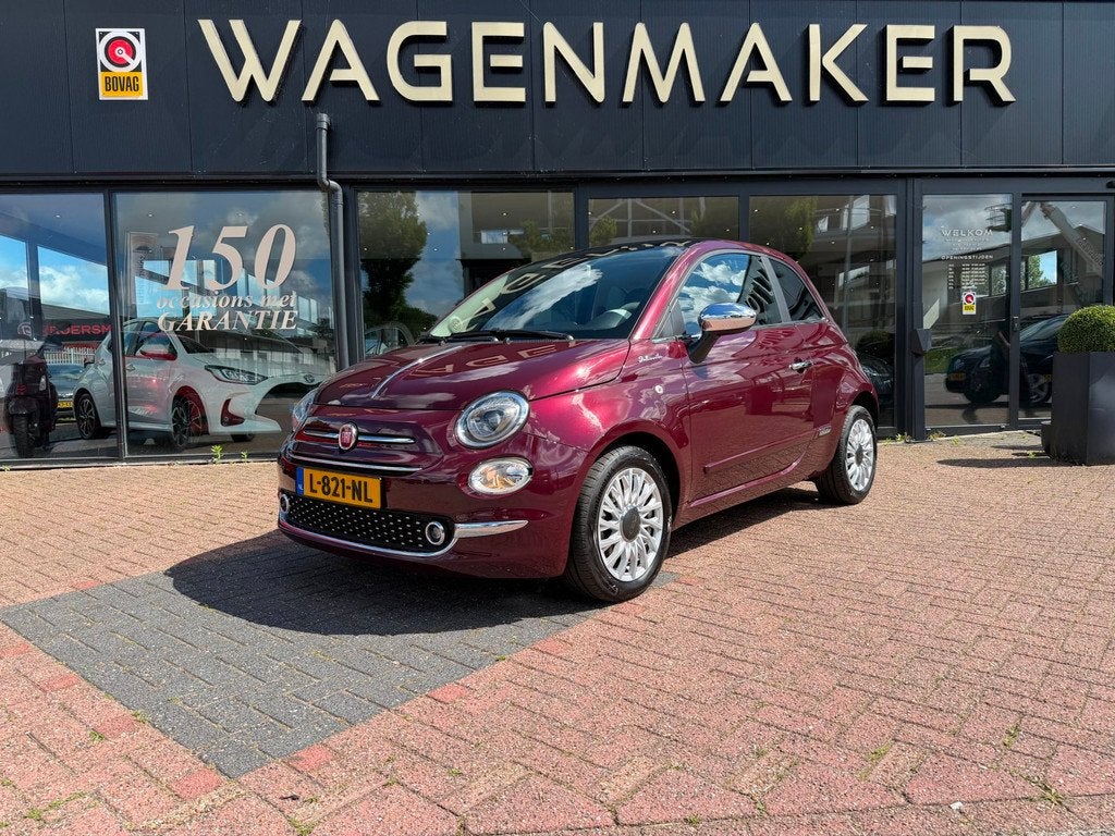 Fiat 500 1.0 Hybrid Dolcevita Clima|Cruise|PANO|Carplay!, Voorwielaandrijving, 12 maanden, Euro 6, 4 stoelen