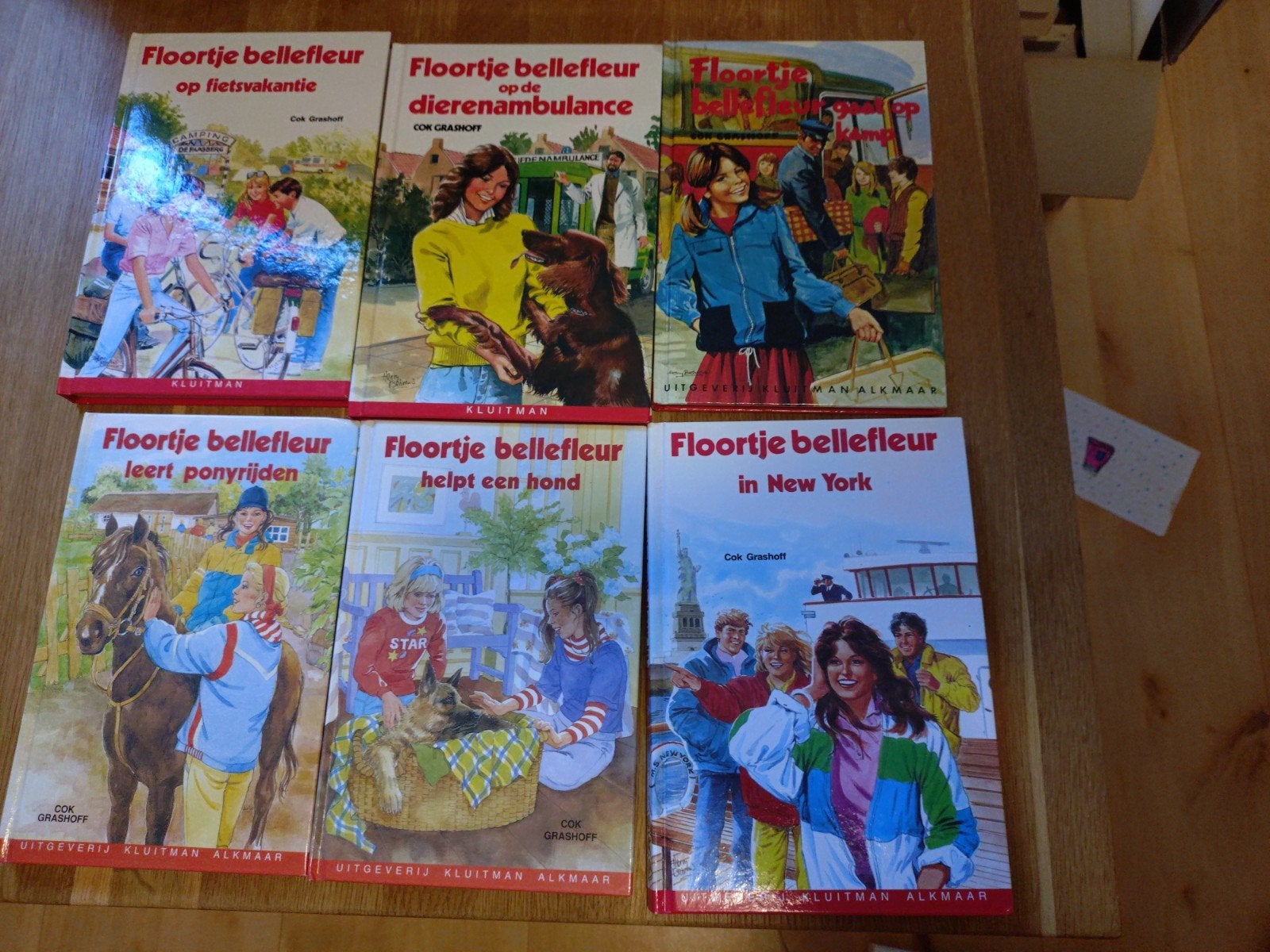 6x Floortje Bellefleur boeken - Avonturenreeks, Boeken, Ophalen, Gelezen, Cok Grashoff, Fictie algemeen