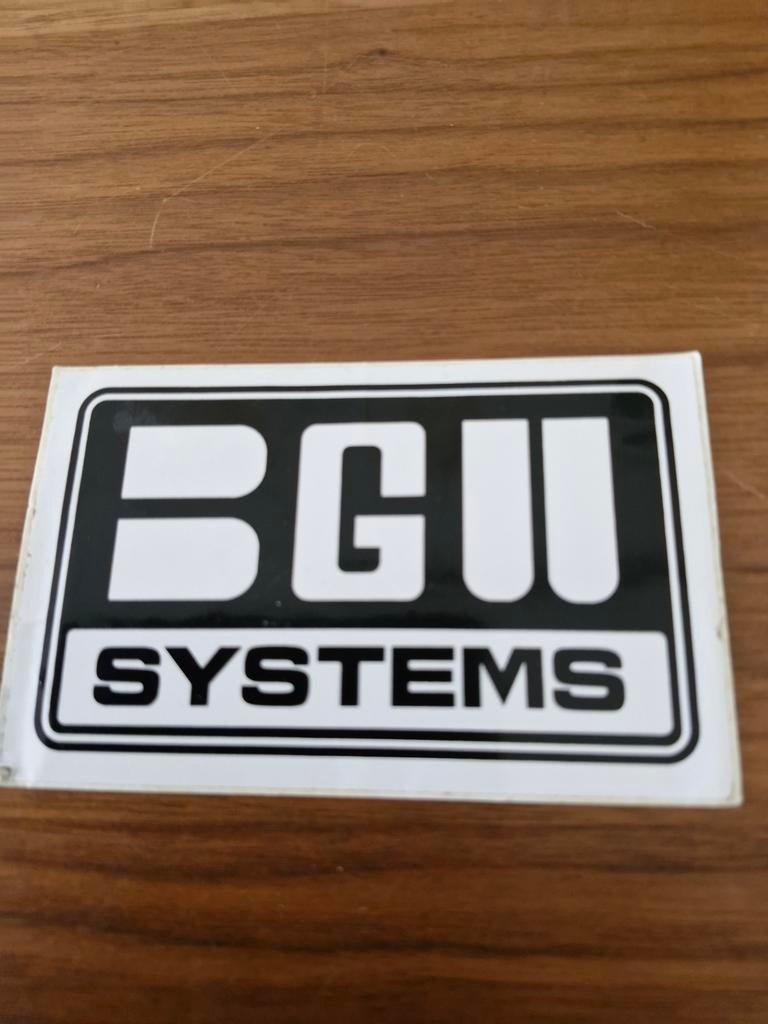 7760 BGW Systems Sticker - Vintage Audio Merk, Ophalen of Verzenden, Gebruikt, Merk