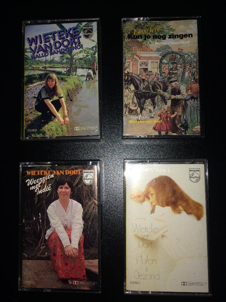 4x MC's van Wieteke van Dort o.a. Kun je nog zingen, 2 t/m 25 bandjes, Ophalen of Verzenden, Zo goed als nieuw, Origineel