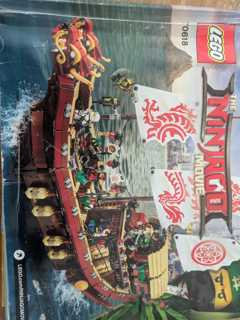 Ninjago lego schip, Ophalen of Verzenden, Gebruikt