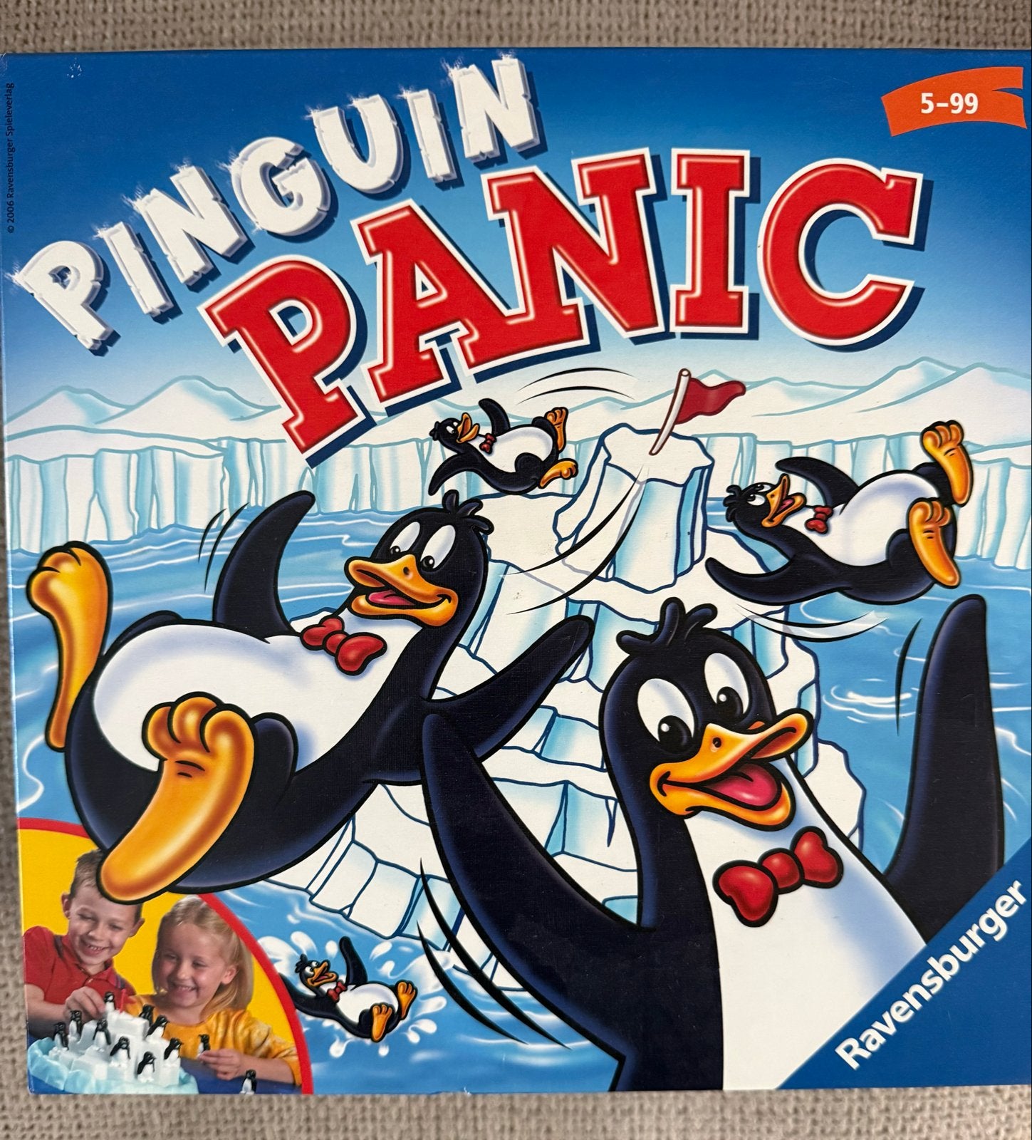Pinguin Panic Ravensburger - Leuk familiespel!, Drie of vier spelers, Ophalen of Verzenden, Zo goed als nieuw