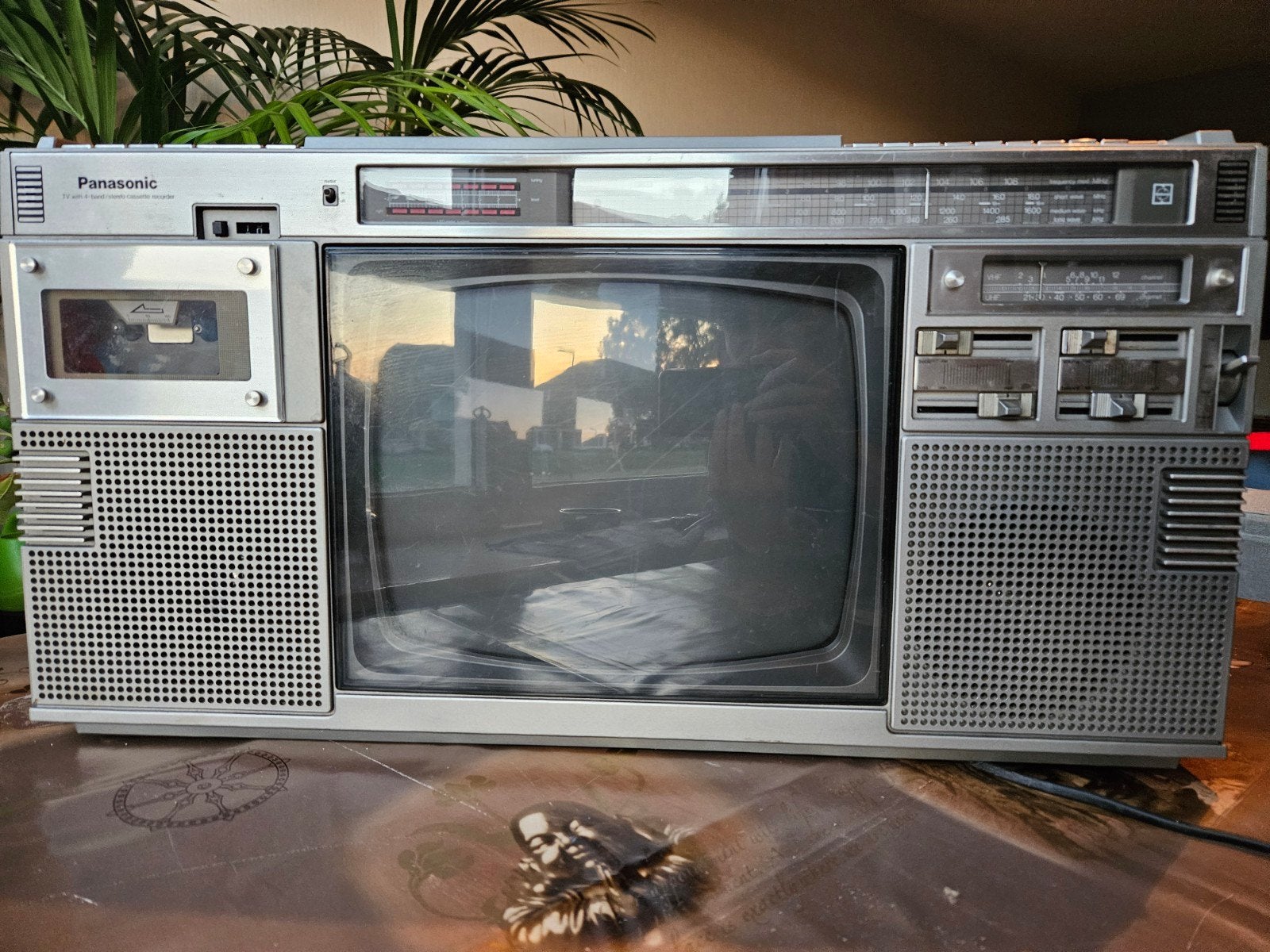 Vintage Panasonic TR-1200S TV/Radio/Cassette Combo, Ophalen, Zo goed als nieuw, Minder dan 40 cm, Panasonic