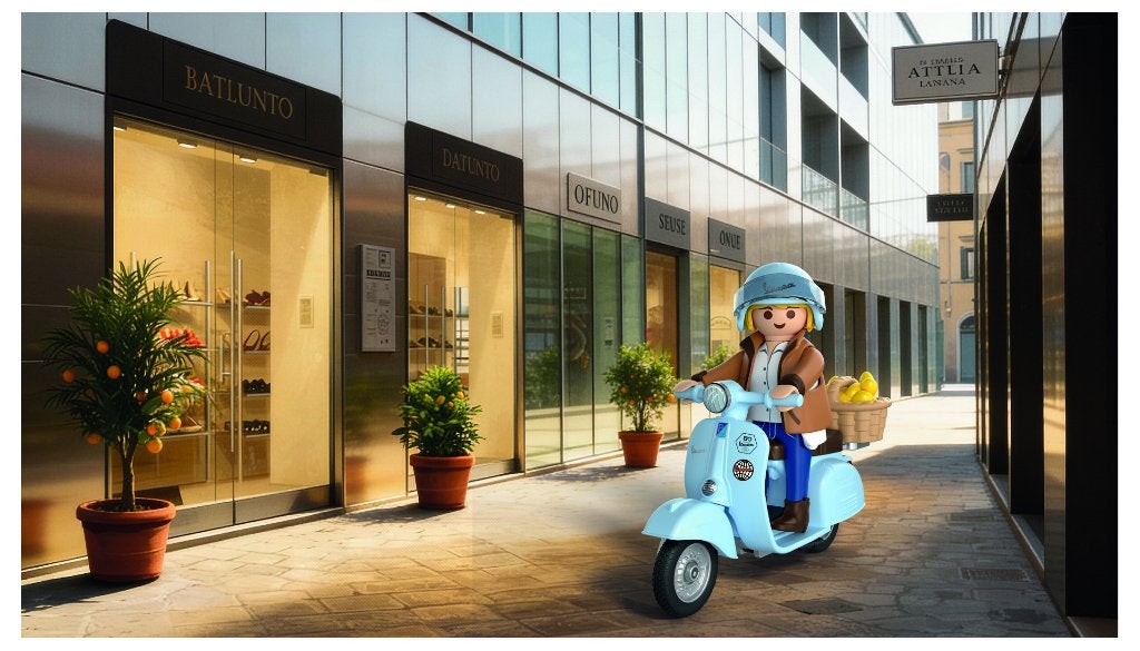 PLAYMOBIL 72284 Vespa 80 Iconische uitvoering 23 delig, Complete set, Voertuig, Nieuw, Ophalen of Verzenden
