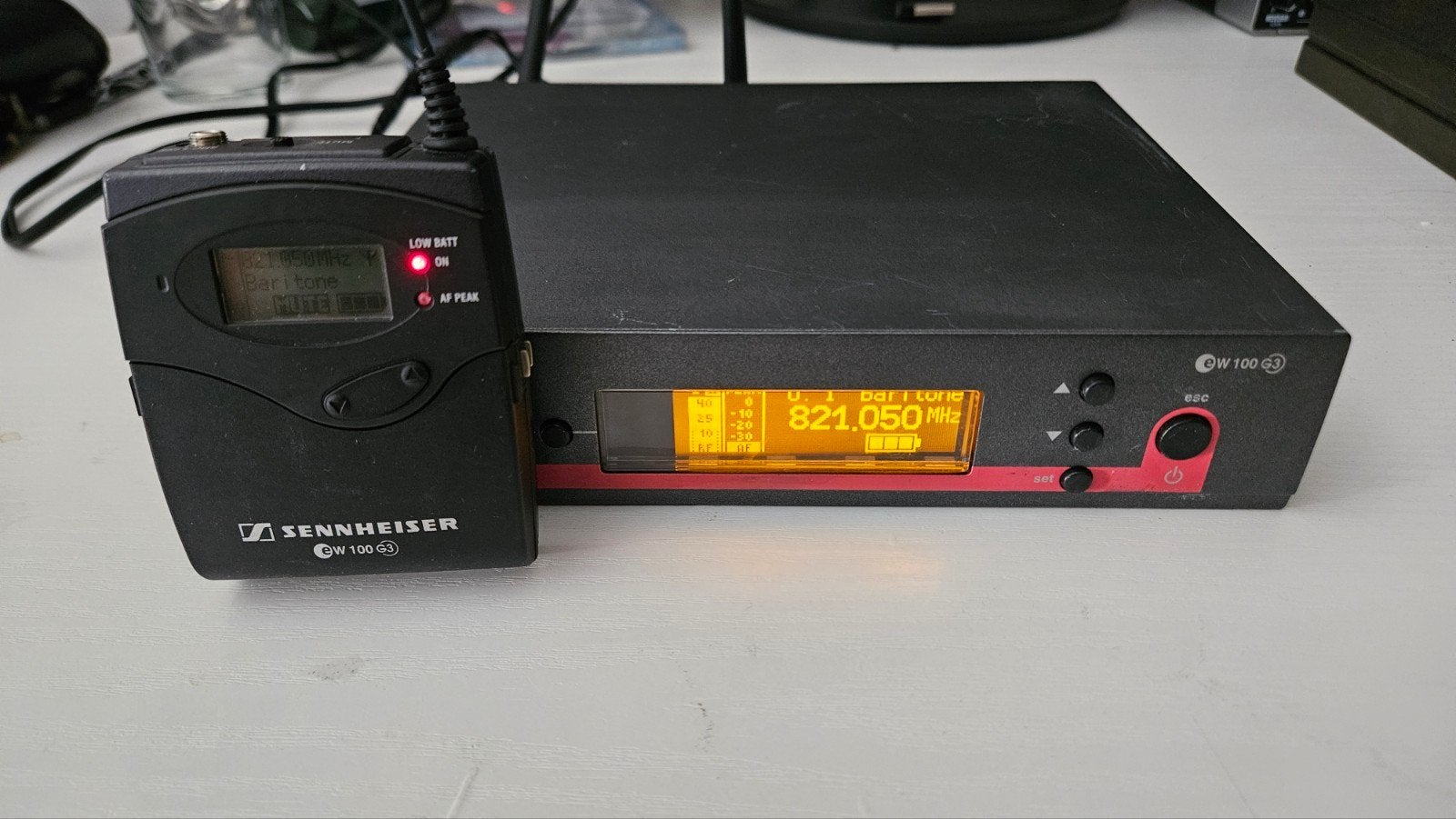 Sennheiser EW 100 G3 Draadloze Microfoon Set, Muziek en Instrumenten, Ophalen of Verzenden, Gebruikt, Zangmicrofoon, Draadloos