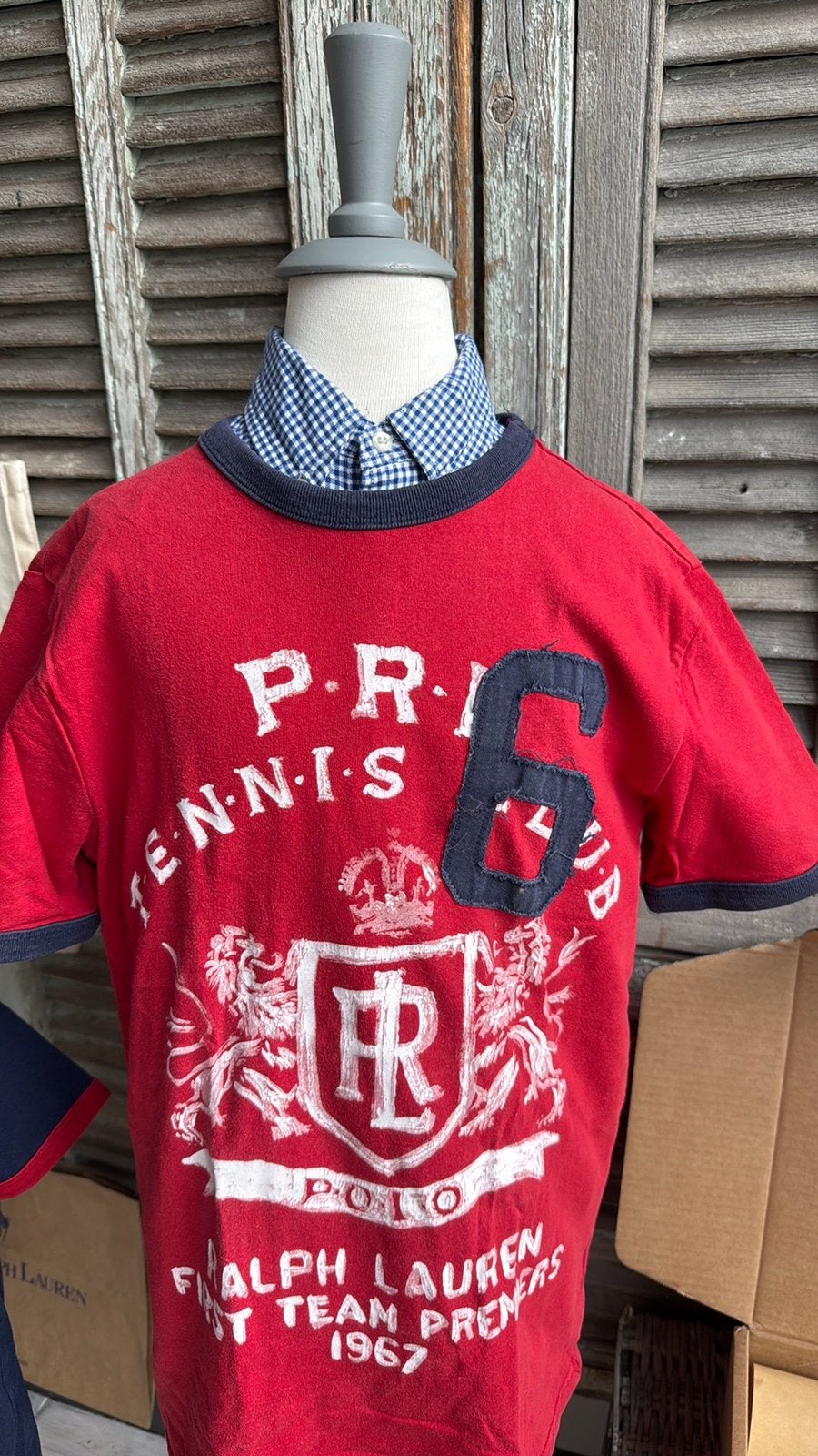 Schitterend RALPH LAUREN shirt size M (10-12) / maat 140, Ophalen of Verzenden, Zo goed als nieuw, Shirt of Longsleeve, Polo Ralph Lauren