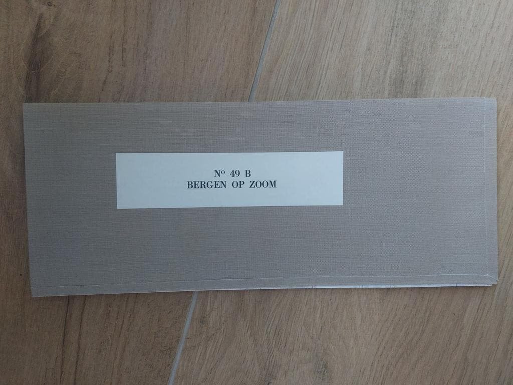 49B Bergen op Zoom Halsteren Tholen Stafkaart uit 1968, Boeken, Atlassen en Landkaarten, Topografische Dienst Nederland, Ophalen of Verzenden