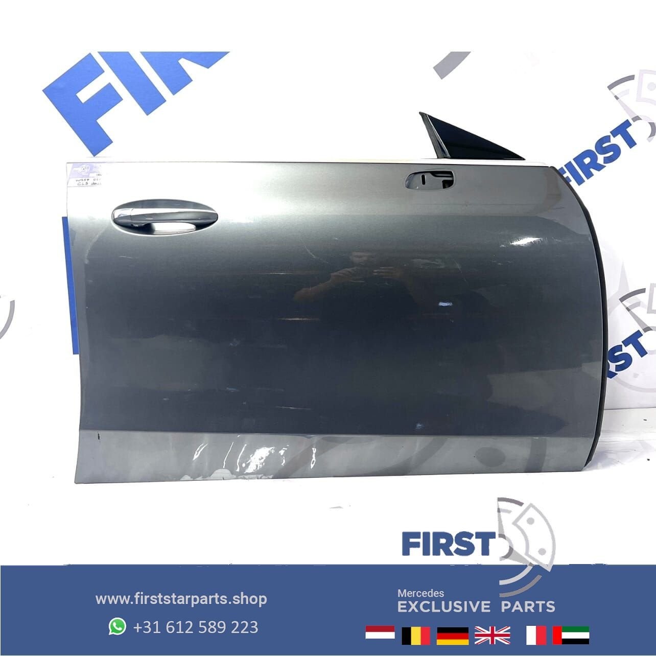 W257 DEUR RECHTS VOOR CLS GRIJS CLS53 AMG C257 PORTIER COMPL, Gebruikt, -, Deur, Ophalen of Verzenden