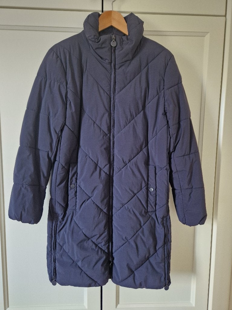 Esprit edc winterjas. Maat xs valt ruim., Blauw, Ophalen of Verzenden, Maat 34 (XS) of kleiner, Gedragen