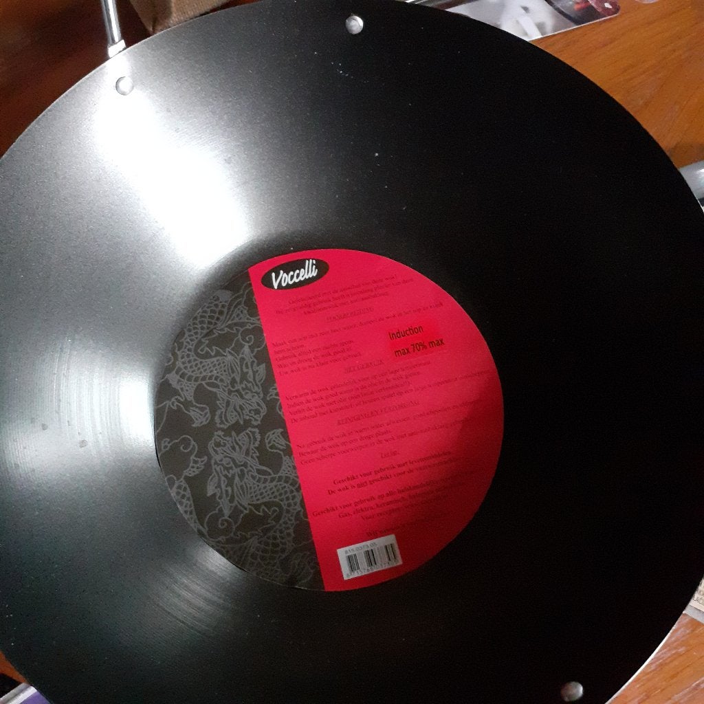 Voccelli Wadjan wok (induction), Nieuw, Ophalen of Verzenden, Wok, Gietijzer