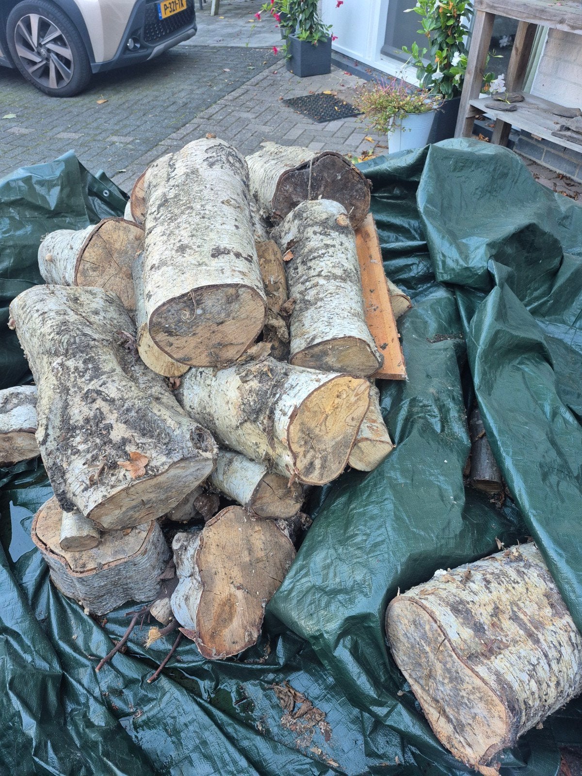Berkenhout en Elzenhout - Stammen en Blokken, Minder dan 3 m³, Ophalen, Berkenhout, Blokken