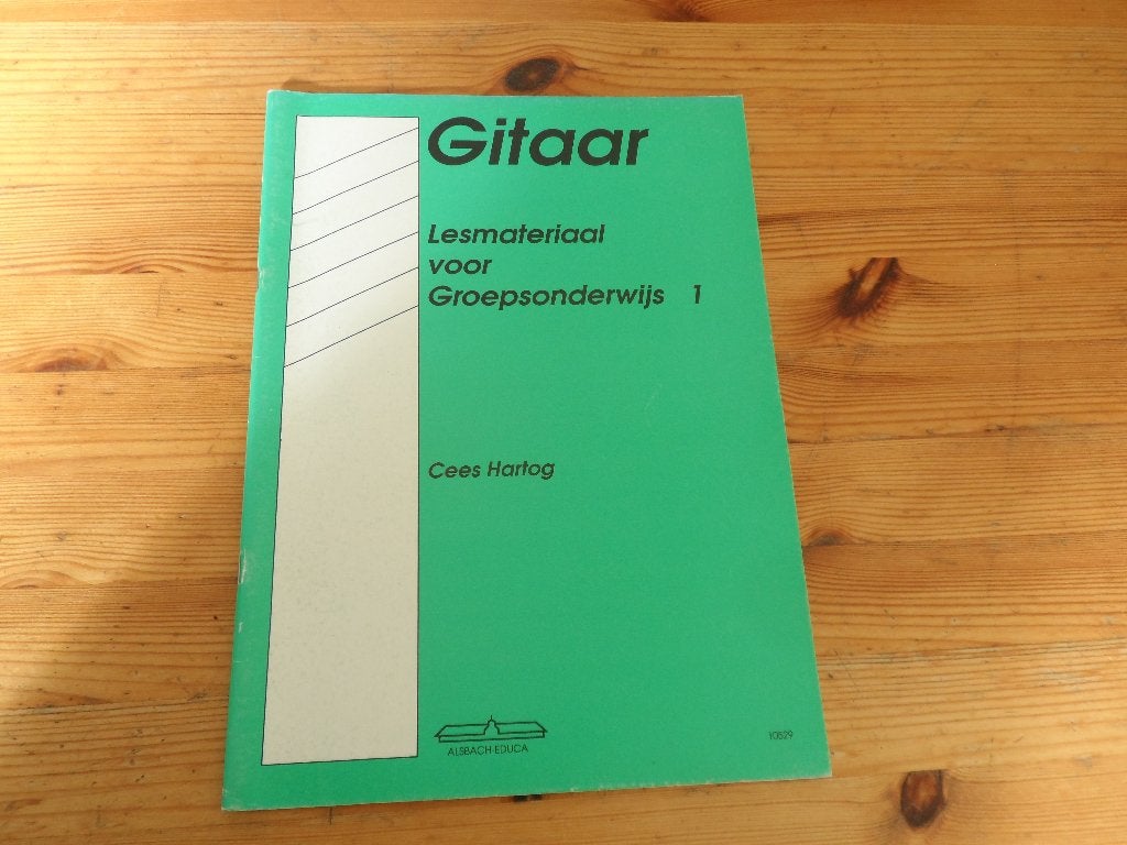 Cees hartog - gitaar - lesmateriaal voor groepsonderwijs, Gitaar, Nieuw, Ophalen of Verzenden, Artiest of Componist