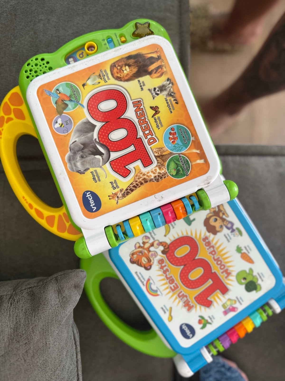 VTech 100 Dieren & 100 Woordjes Boek + VTech Vliegtuig, Ophalen, Gebruikt, Overige typen, Met geluid