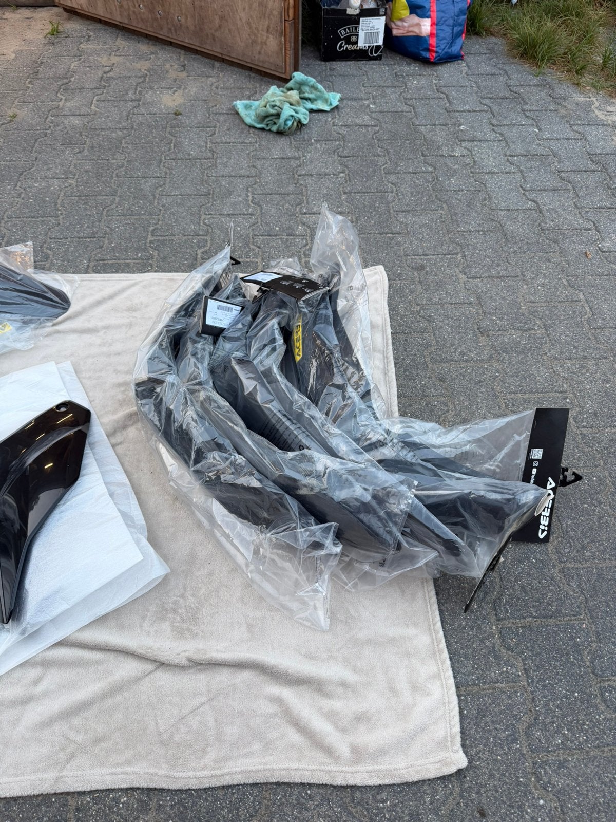 TRIUMPH plastic nieuw, Motoren, Ophalen of Verzenden, Nieuw