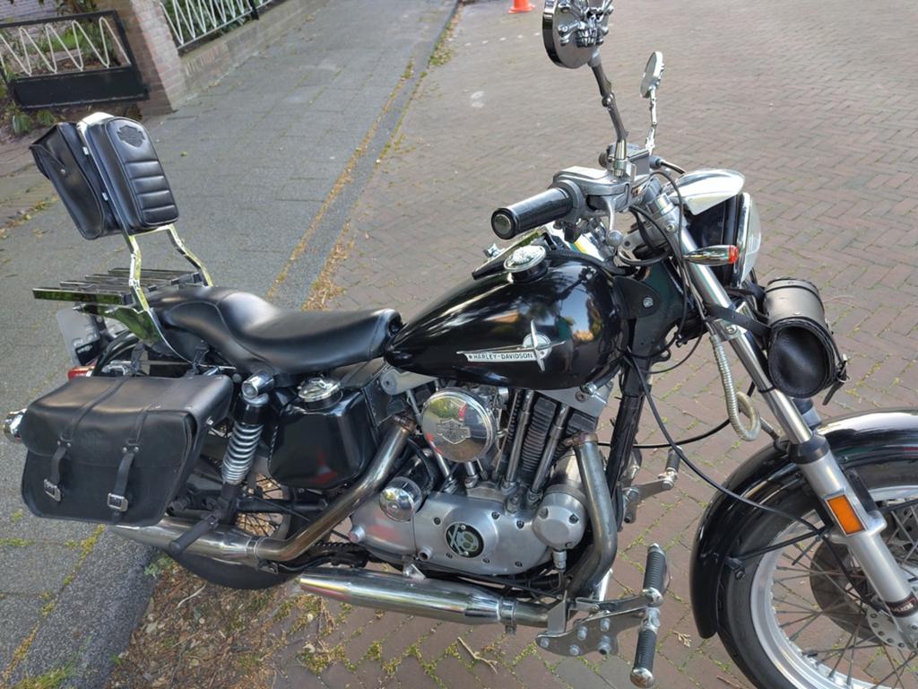 Harley Sportster XLH 1000 cc uit 1977. Wegenbelasting vrij., Motoren, Motoren | Harley-Davidson, Particulier, Chopper