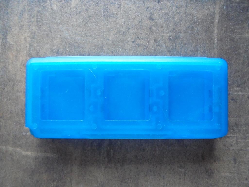 Blue Game Card Case voor 3DS (zie foto's), Gebruikt, Overige genres, 1 speler, Ophalen of Verzenden