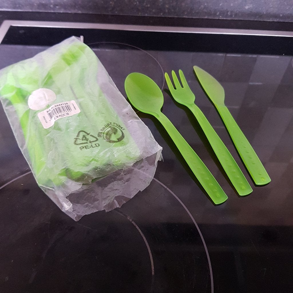 Plastic bestekken, Ophalen of Verzenden, Nieuw, Kunststof, Bestekset