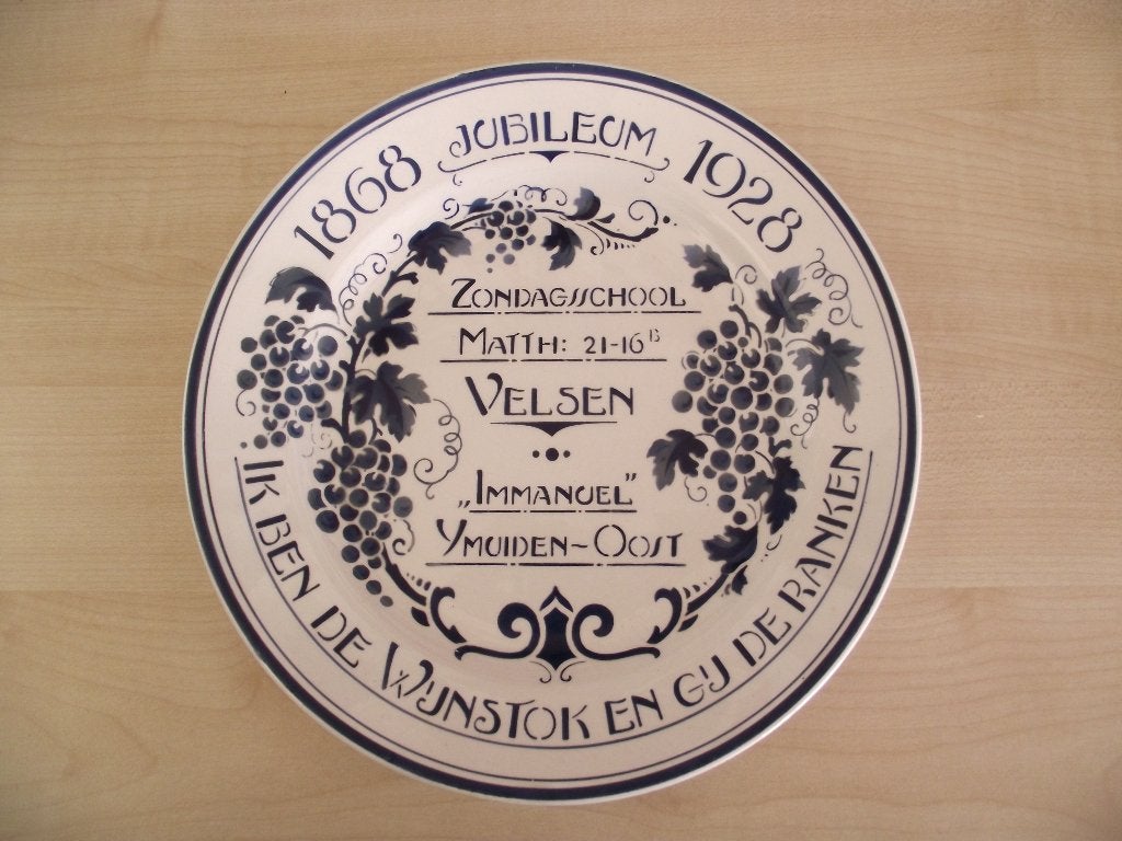 oude borden, Antiek en Kunst, Ophalen of Verzenden