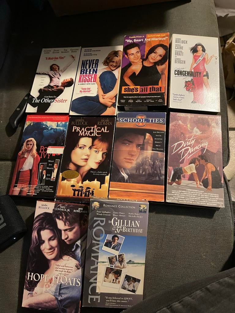 VHS-banden: Dirty Dancing, Practical Magic, She's All That, Cd's en Dvd's, Vanaf 12 jaar, Ophalen of Verzenden, Gebruikt, Komedie