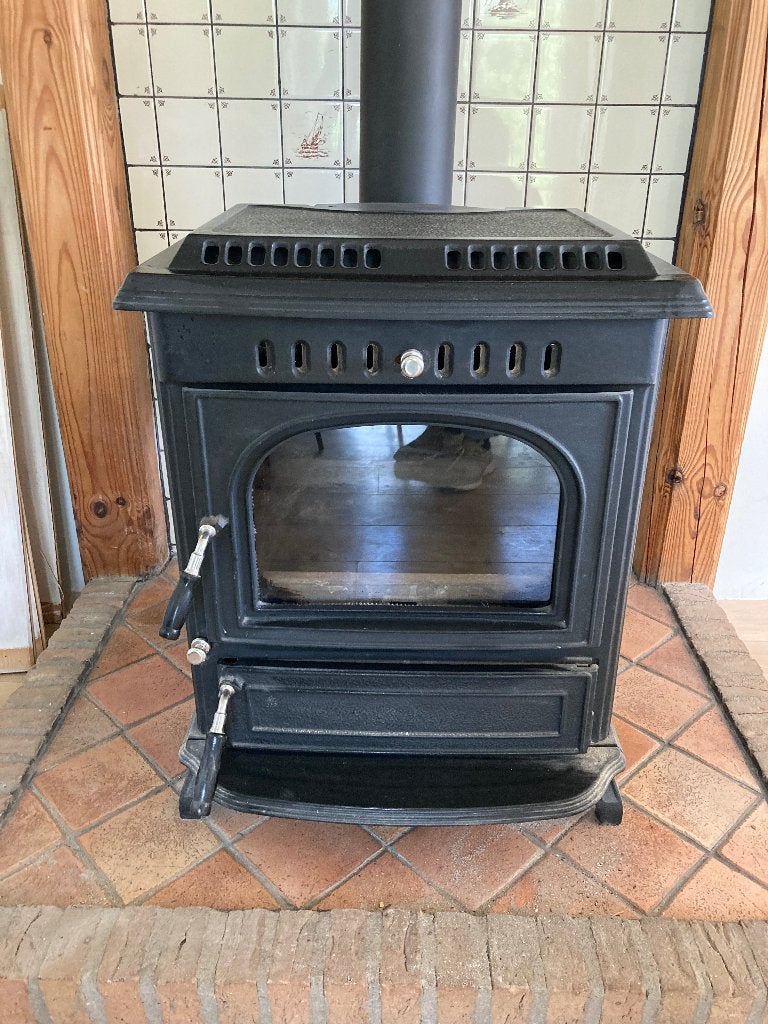 Houtkachel met cv aansluiting, Huis en Inrichting, Kachels, Zo goed als nieuw, Houtkachel, Hout, Ophalen
