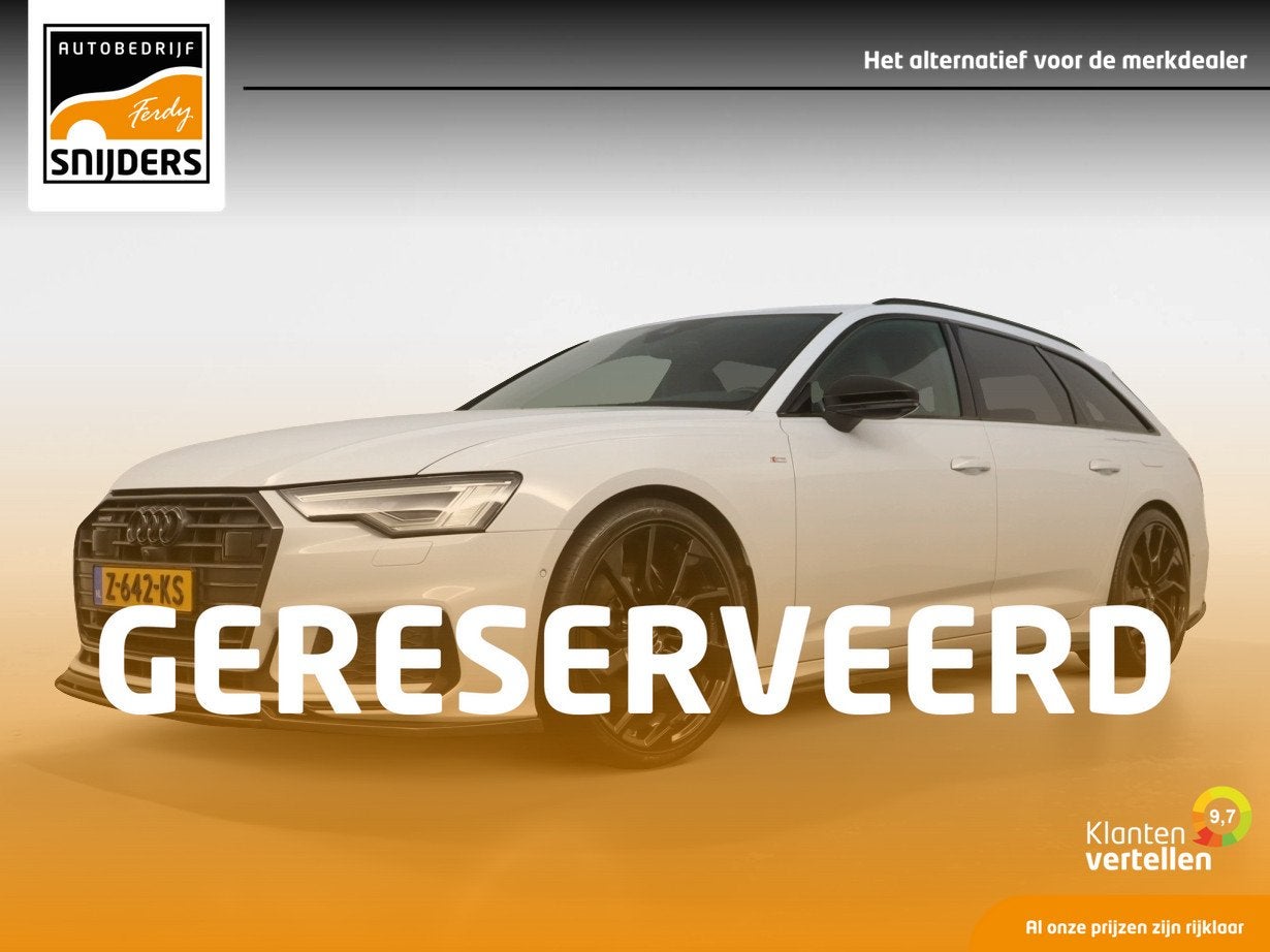 Audi A6 Avant 50 TFSI-e Quattro S-Line Exclusive 409PK | DAB, Auto's, Audi, Gebruikt, 4 cilinders, Wit, Vierwielaandrijving