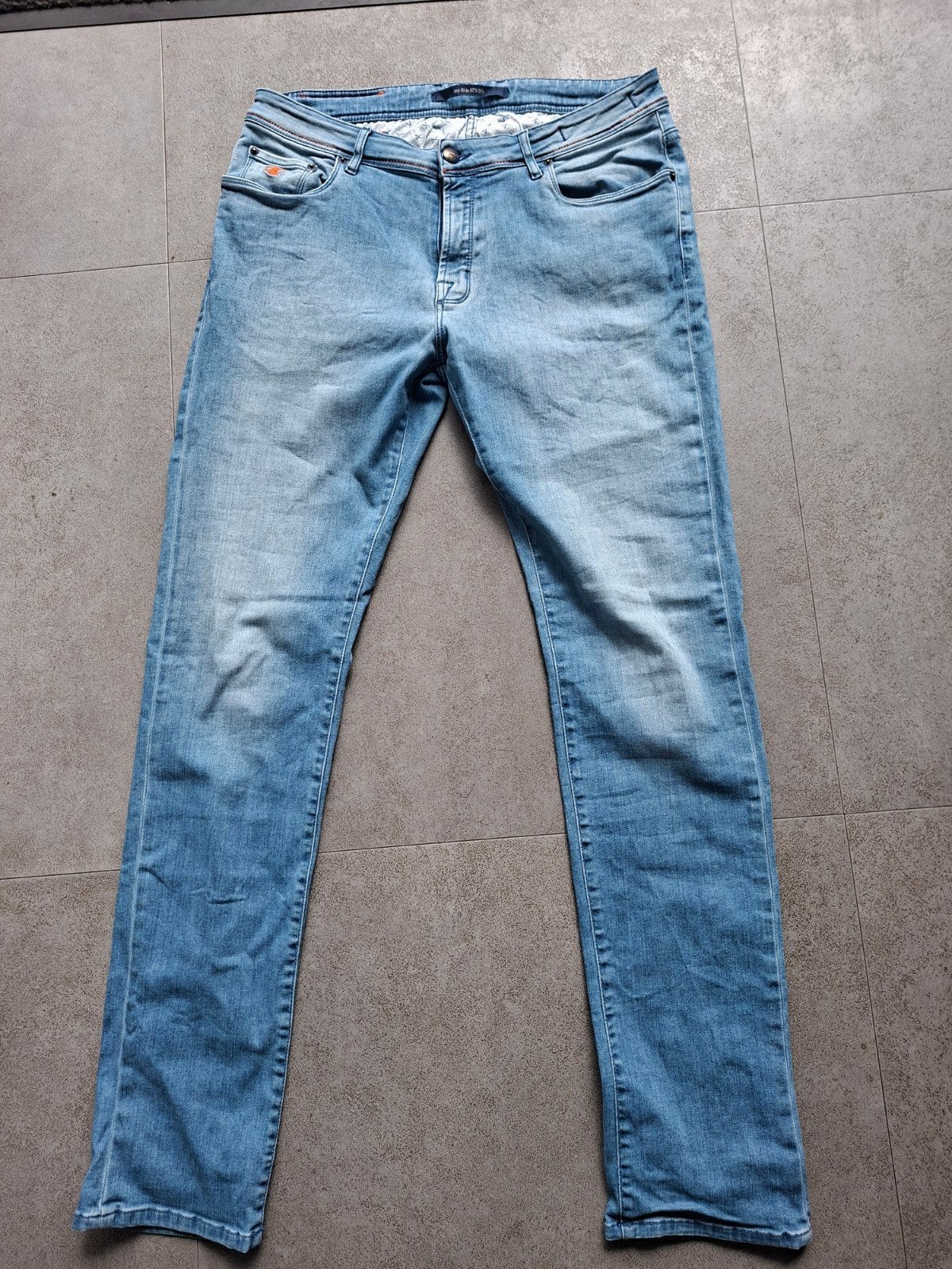 spijkerbroek Atelier Noterman W35 L34, Blauw, Overige jeansmaten, Ophalen of Verzenden, Zo goed als nieuw