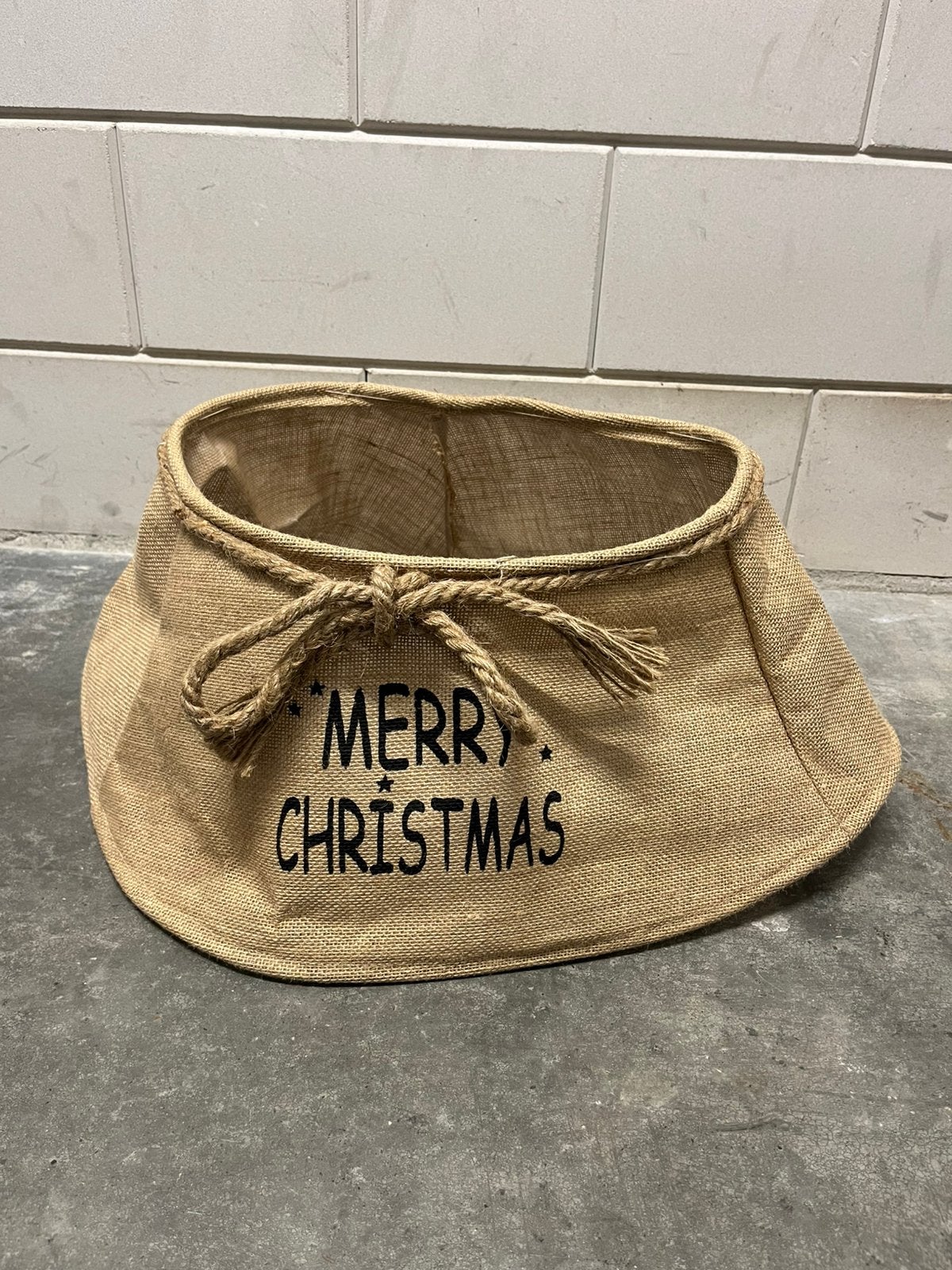 Kerstboomvoetmand – Merry Christmas, Diversen, Ophalen of Verzenden, Zo goed als nieuw