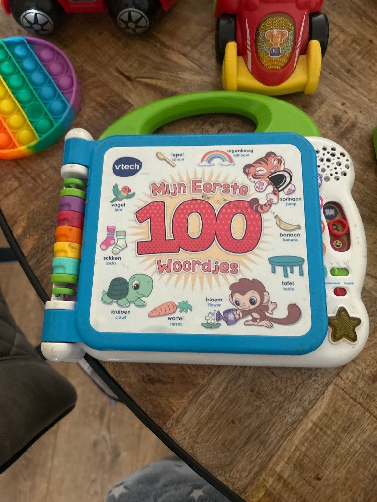 Vtech Mijn eerste 100 woordjes, Ophalen of Verzenden, Gebruikt, 6 maanden tot 2 jaar