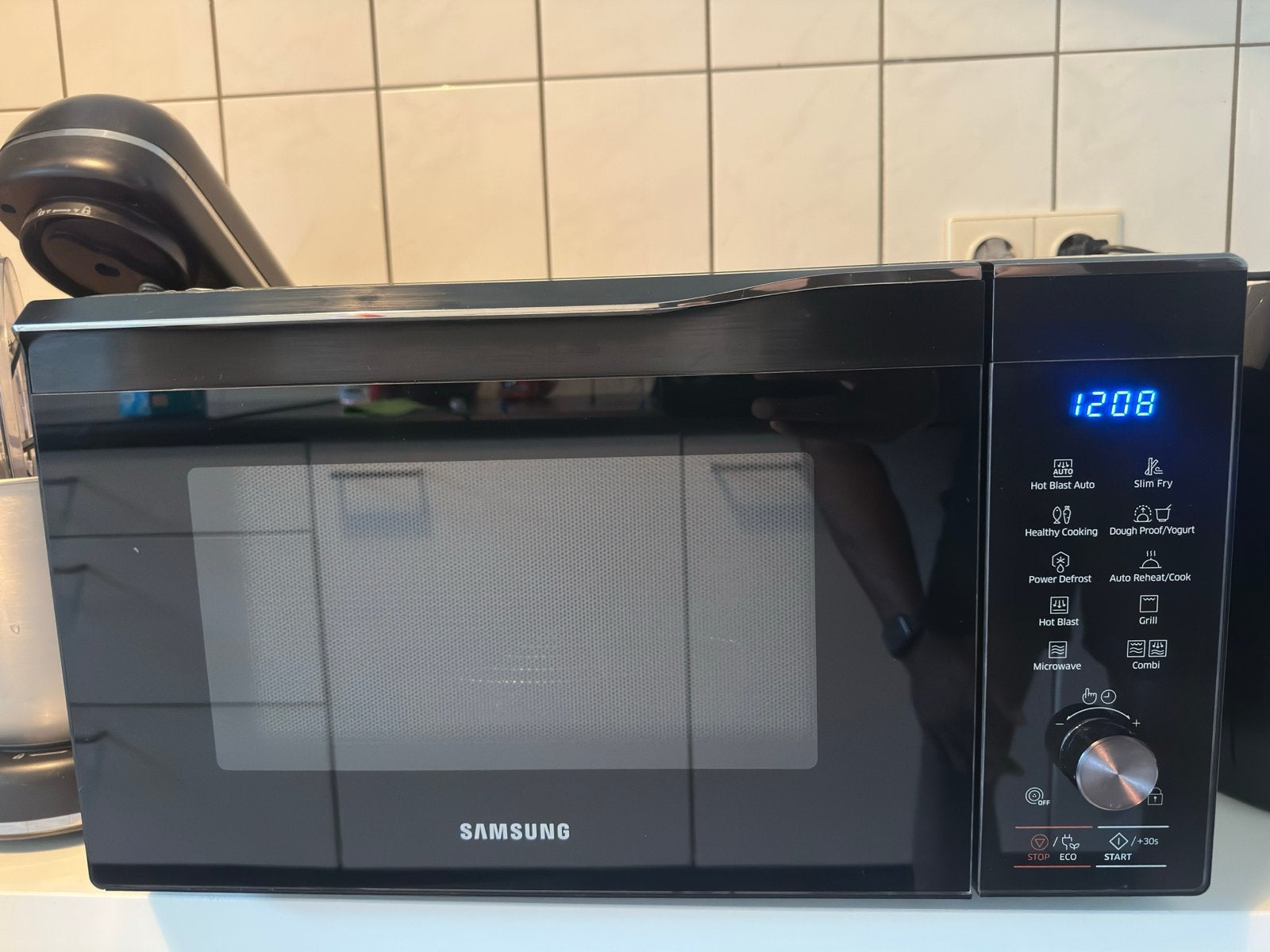 Samsung Combimagnetron - Zo goed als nieuw, Witgoed en Apparatuur, Magnetrons, Ophalen, Combimagnetron, Grill, Zo goed als nieuw