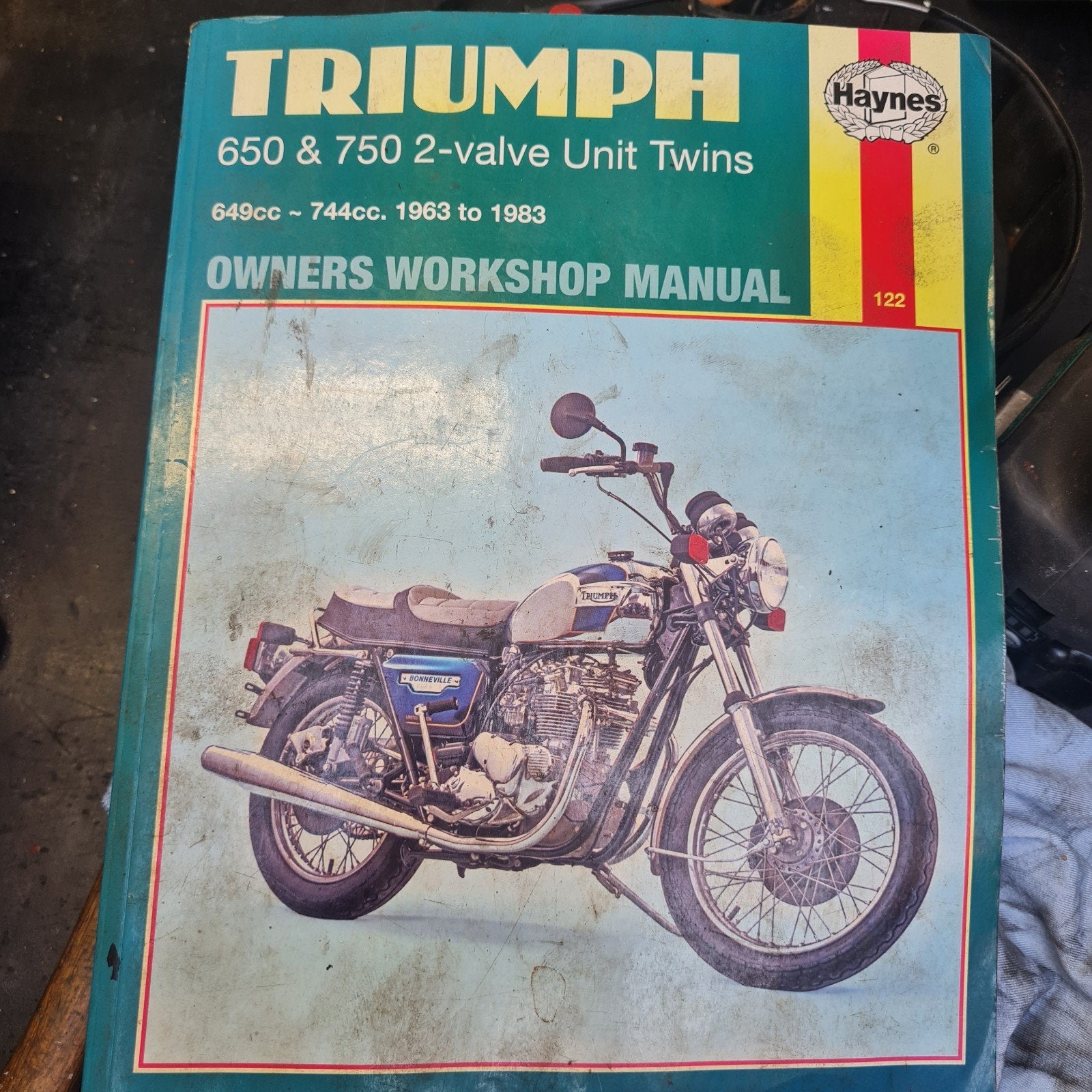 triumph bonneville T140 werkplaatsboek, Verzenden, Triumph