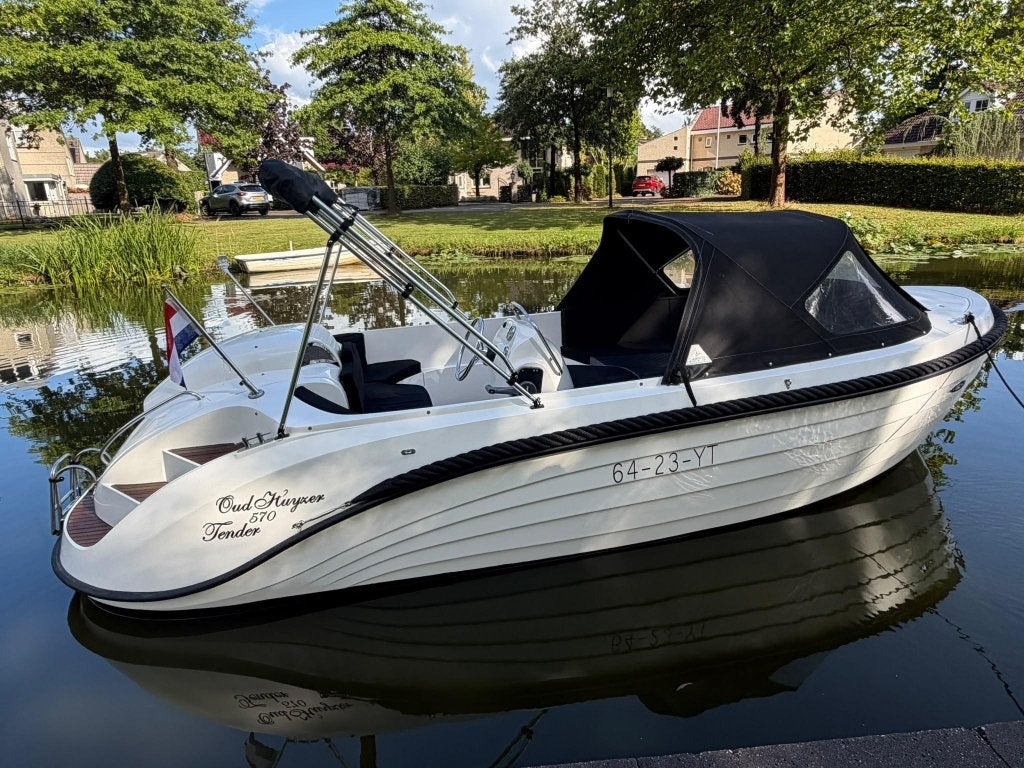 Luxe Oud Huijzer 570 Tender Sloep incl. Suzuki 60PK 4-takt, Gebruikt, 6 m, Wfwatersport@botenverhuurhoorn.nl, 2 m