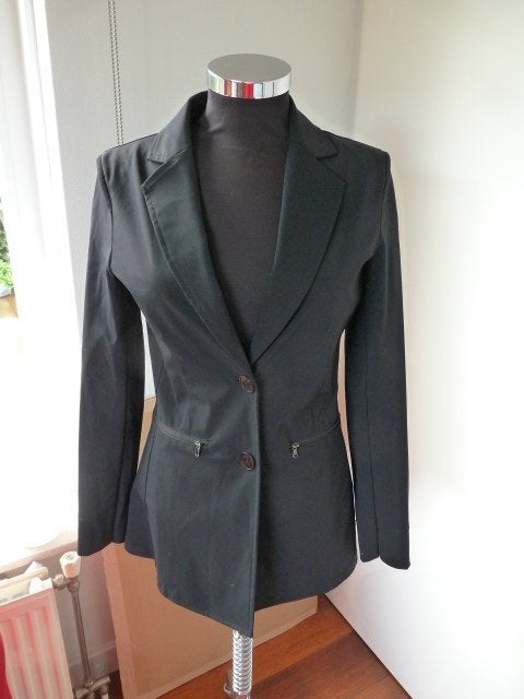 Mooie zwarte blazer van Lady Day, mt XS, Kleding | Dames, Lady Day, Zwart, Ophalen of Verzenden, Zo goed als nieuw