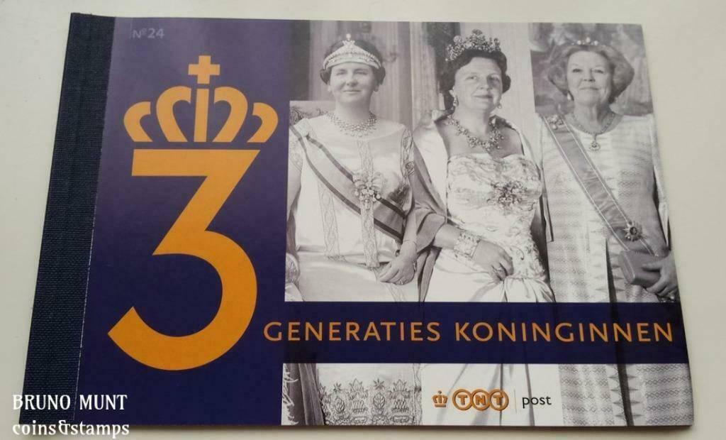 Prestigeboekje 24 - 3 Generaties koninginnen 2009, Postzegels en Munten, Postzegels | Nederland, Verzenden, Na 1940, Postfris
