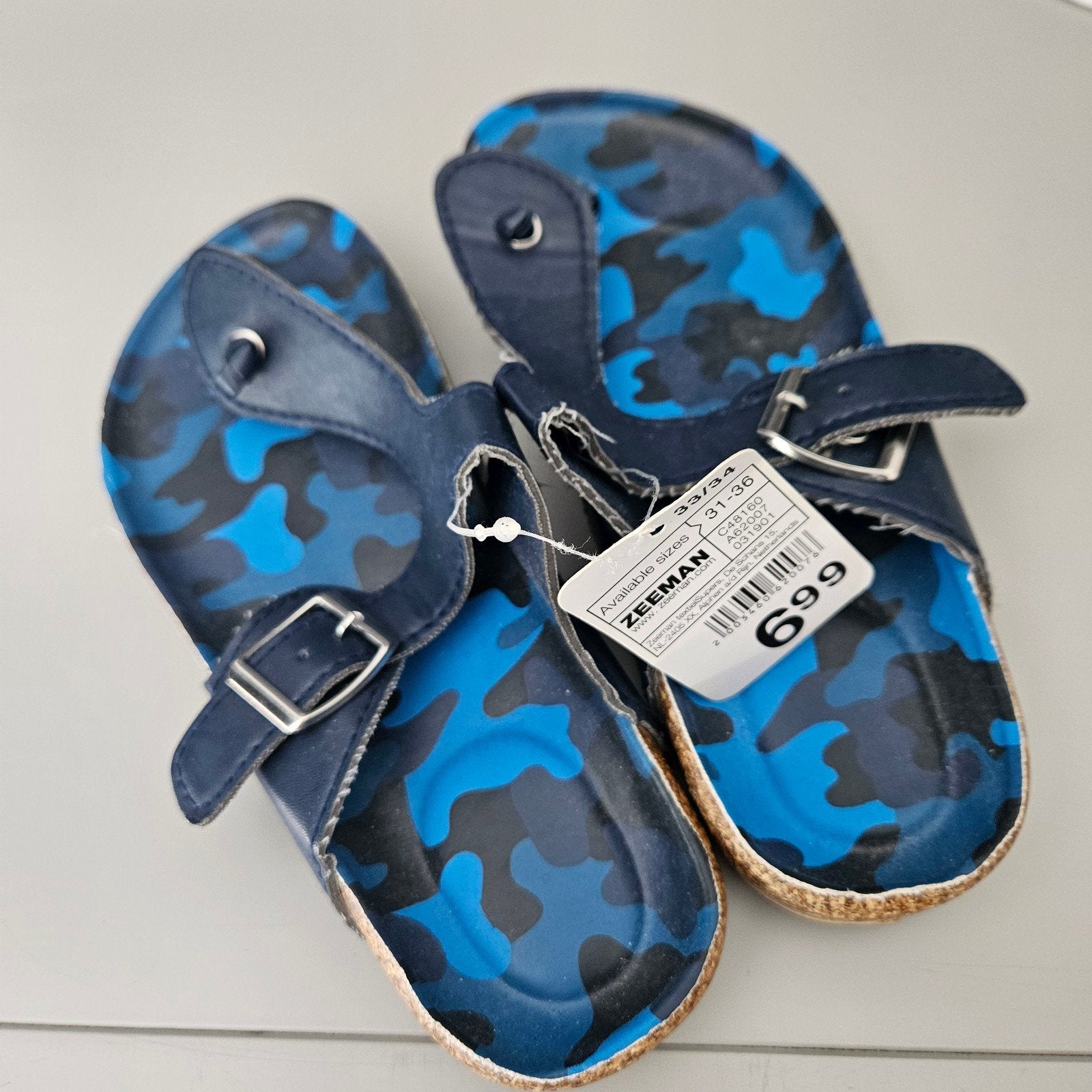 Maat 33/34 jongens Slippers, Ophalen, Overige typen, Nieuw, Jongen