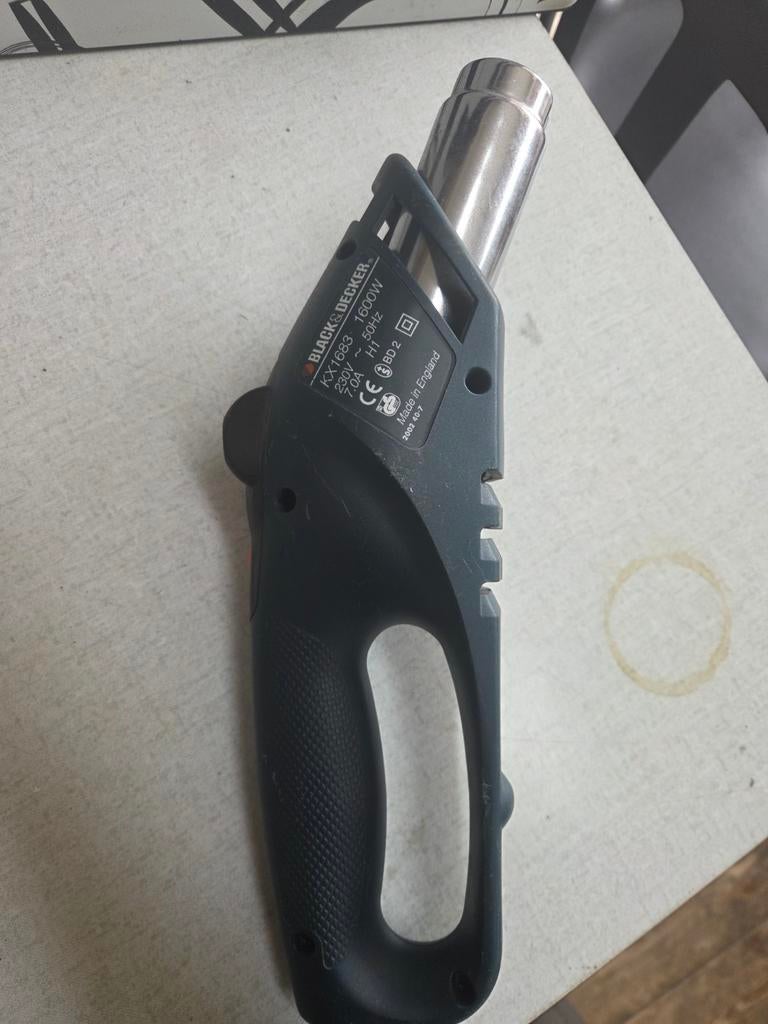 Black & Decker KX1683 Heteluchtpistool 1600W, Ophalen of Verzenden, Gebruikt