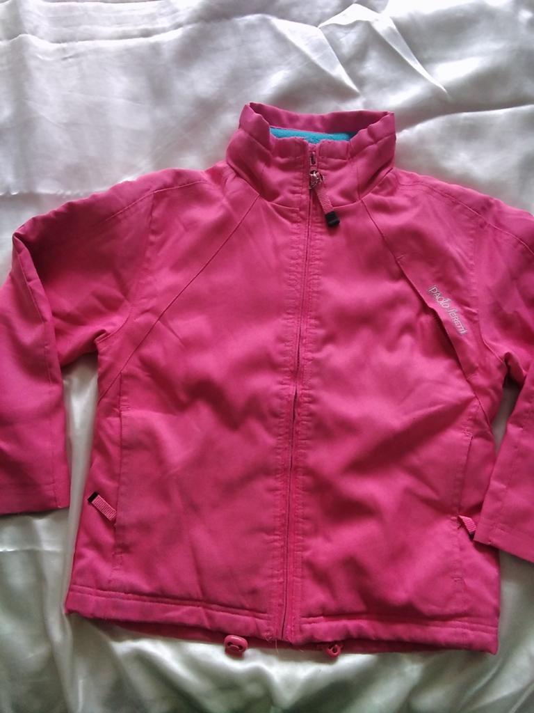Roze winterjas voor meisjes - Maat 122, Kinderen en Baby's, Kinderkleding | Maat 122, Paolo feretti, Meisje, Ophalen of Verzenden