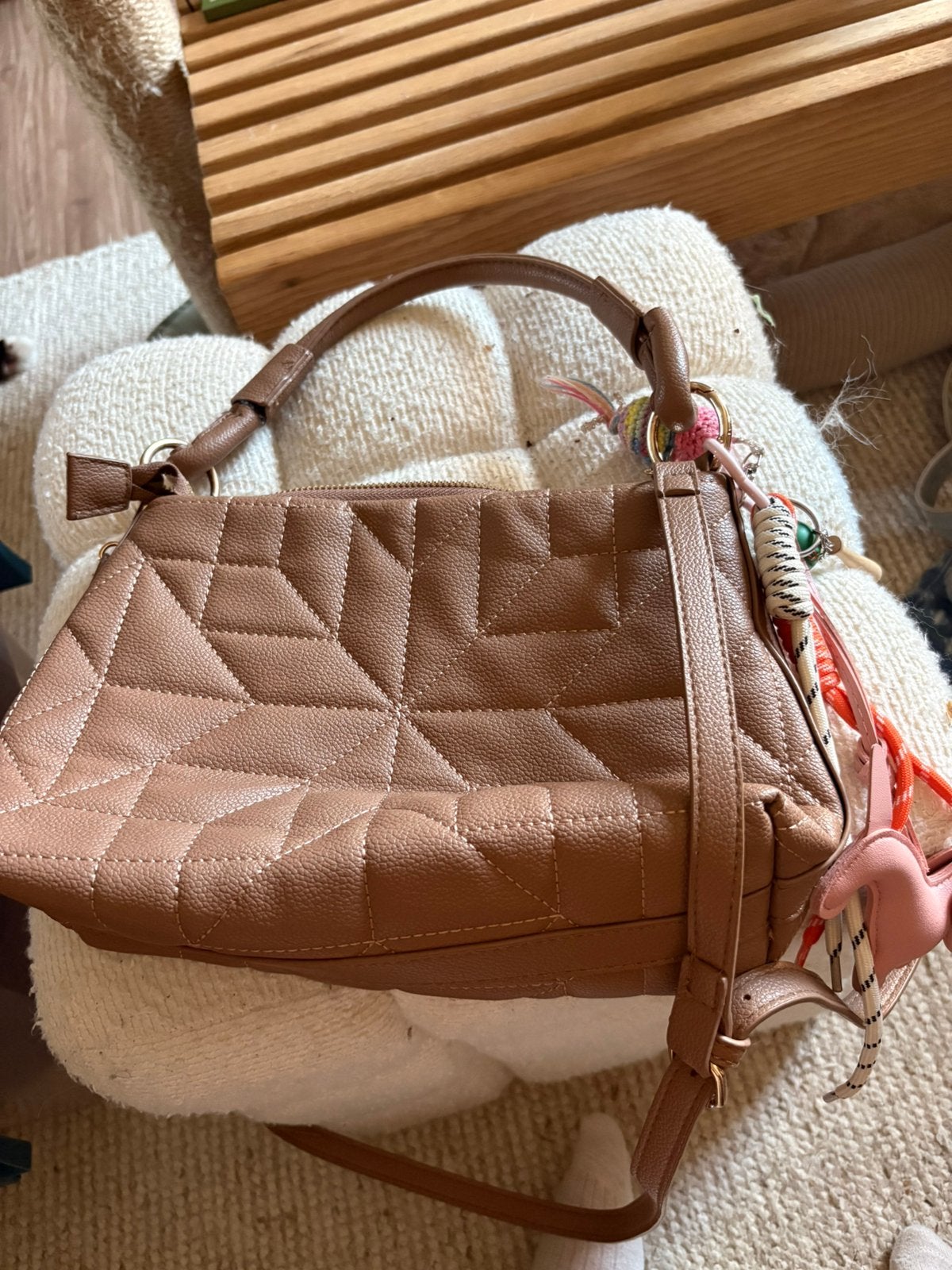 Handtas YEHWANG, Ophalen of Verzenden, Nieuw, Bruin, Handtas