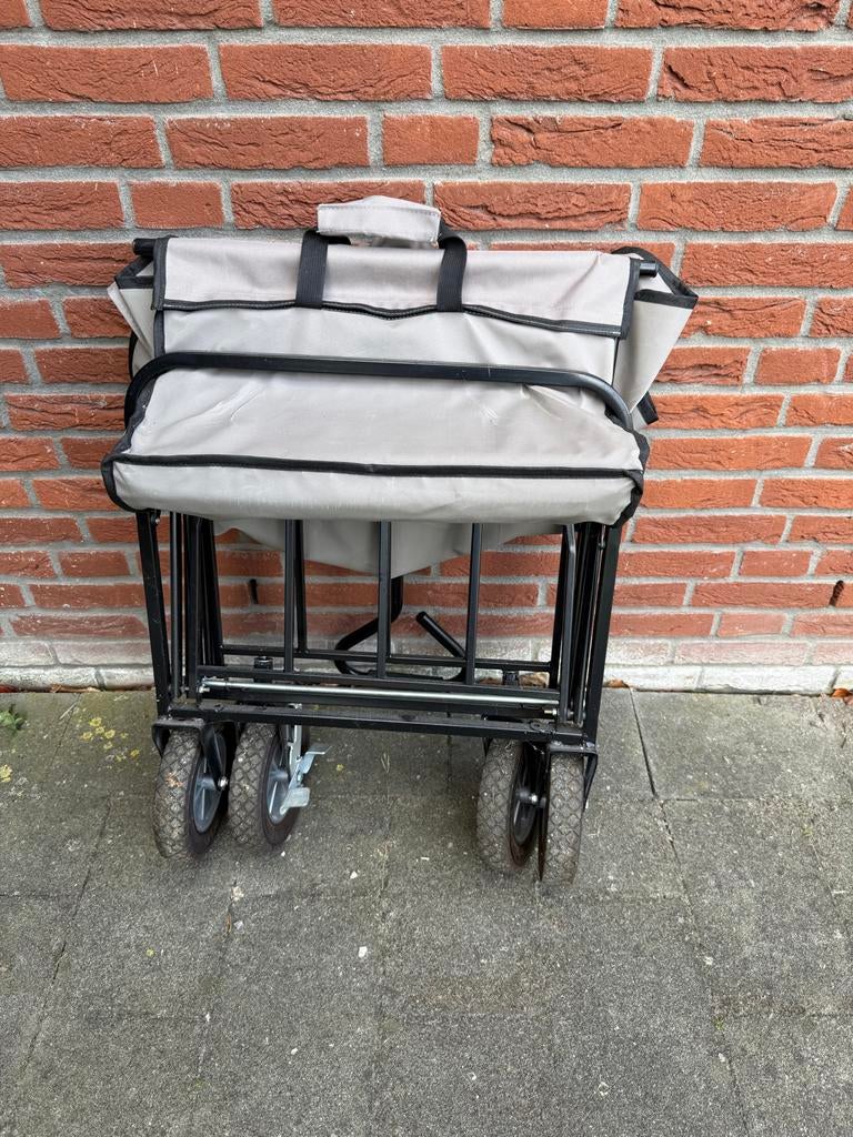 Opvouwbare bolderkar - Ideaal voor strand of tuin, Ophalen, Opvouwbaar, Zo goed als nieuw