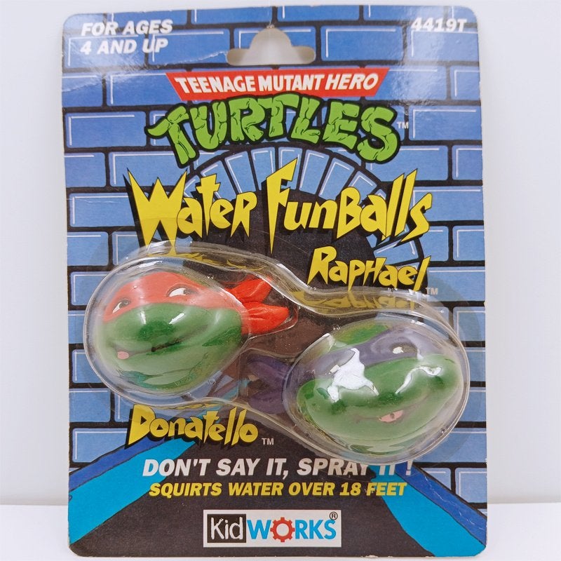 TMNT Raphael & Donatello Mirage Studios 1990 Water Funballs, Ophalen of Verzenden, Nieuw