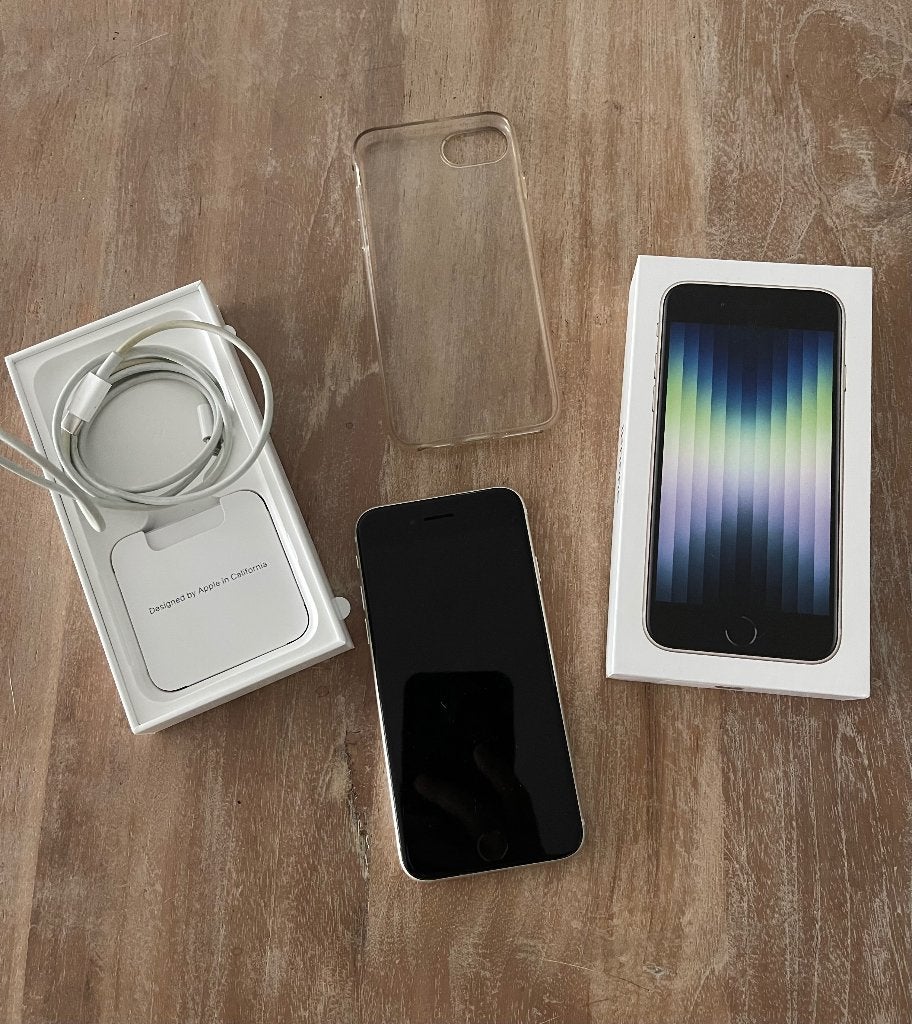 Apple iPhone SE (2022) 64GB Wit - Zo goed als nieuw, Telecommunicatie, Mobiele telefoons | Apple iPhone, Ophalen, 99 %, Wit, Zo goed als nieuw
