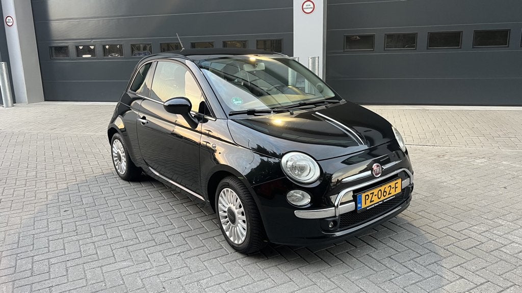 Fiat 500 1.2 Lounge - AUT - Panoramadak - APK tot 03-2027, Auto's, Fiat, Euro 5, Stof, 1242 cc, 4 cilinders
