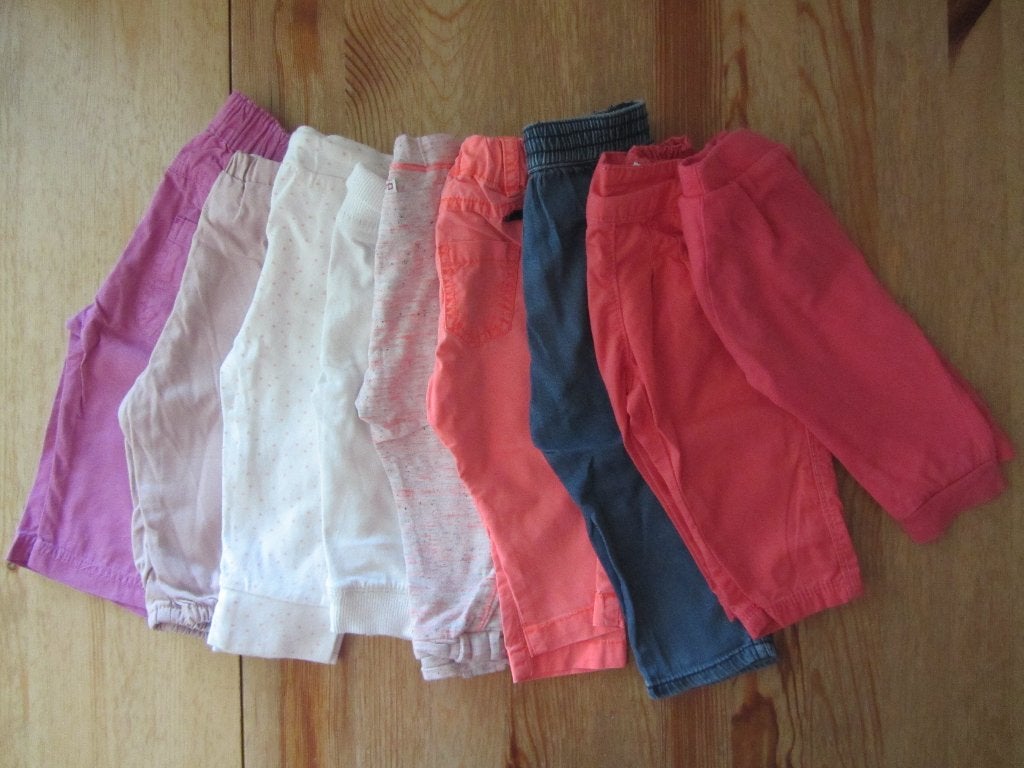 Diverse broekjes maat 68, Kinderen en Baby's, Babykleding | Maat 68, Ophalen of Verzenden, Zo goed als nieuw, Meisje, Broekje