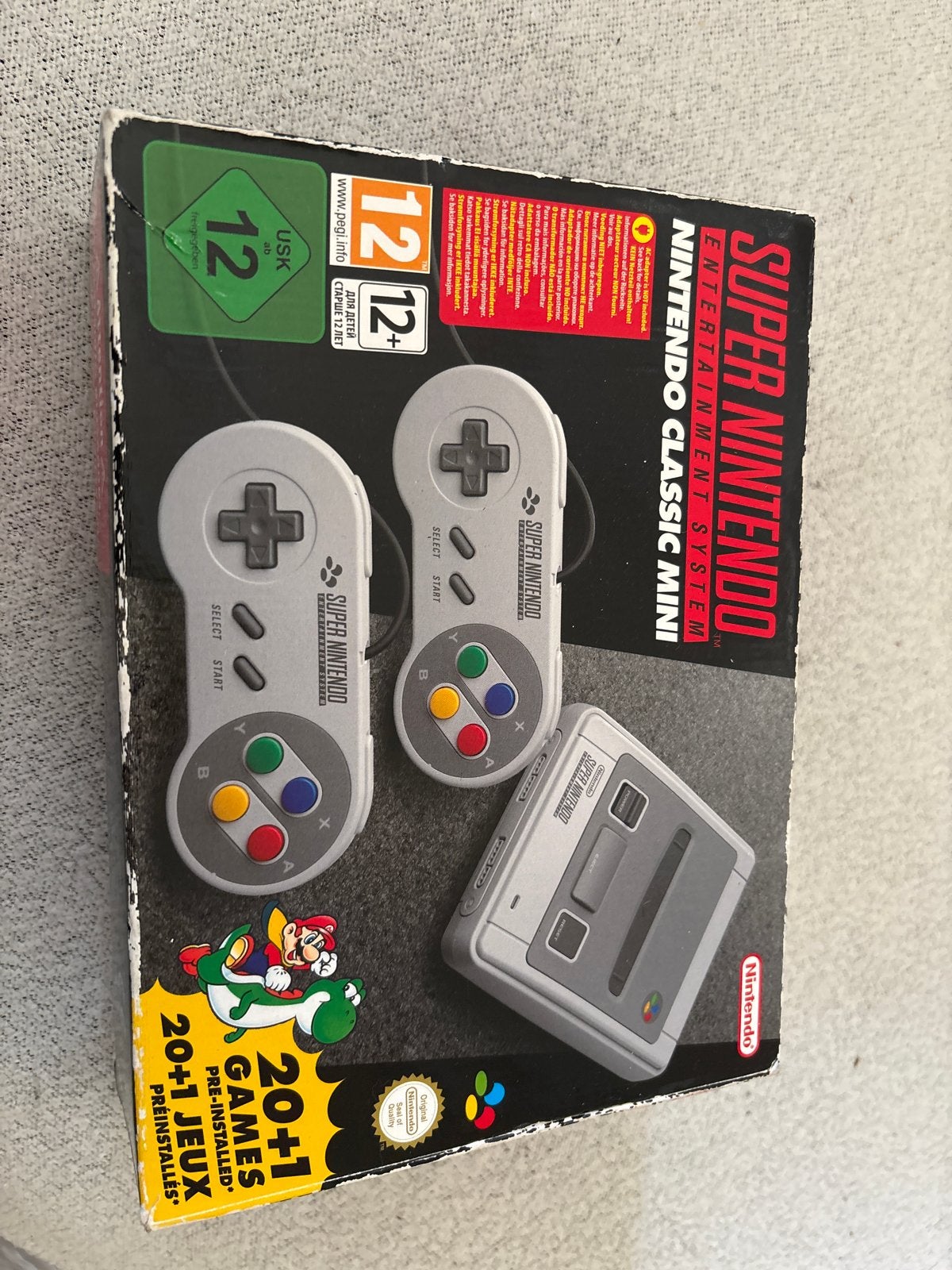 Nintendo Classic Mini SNES - 21 games, 2 controllers, Ophalen of Verzenden, Zo goed als nieuw, Met 2 controllers, Met games