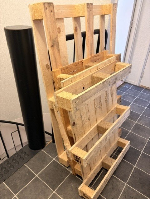 GRATIS houten pallets, Doe-het-zelf en Verbouw, Ophalen, Gebruikt, Minder dan 25 mm, Minder dan 200 cm